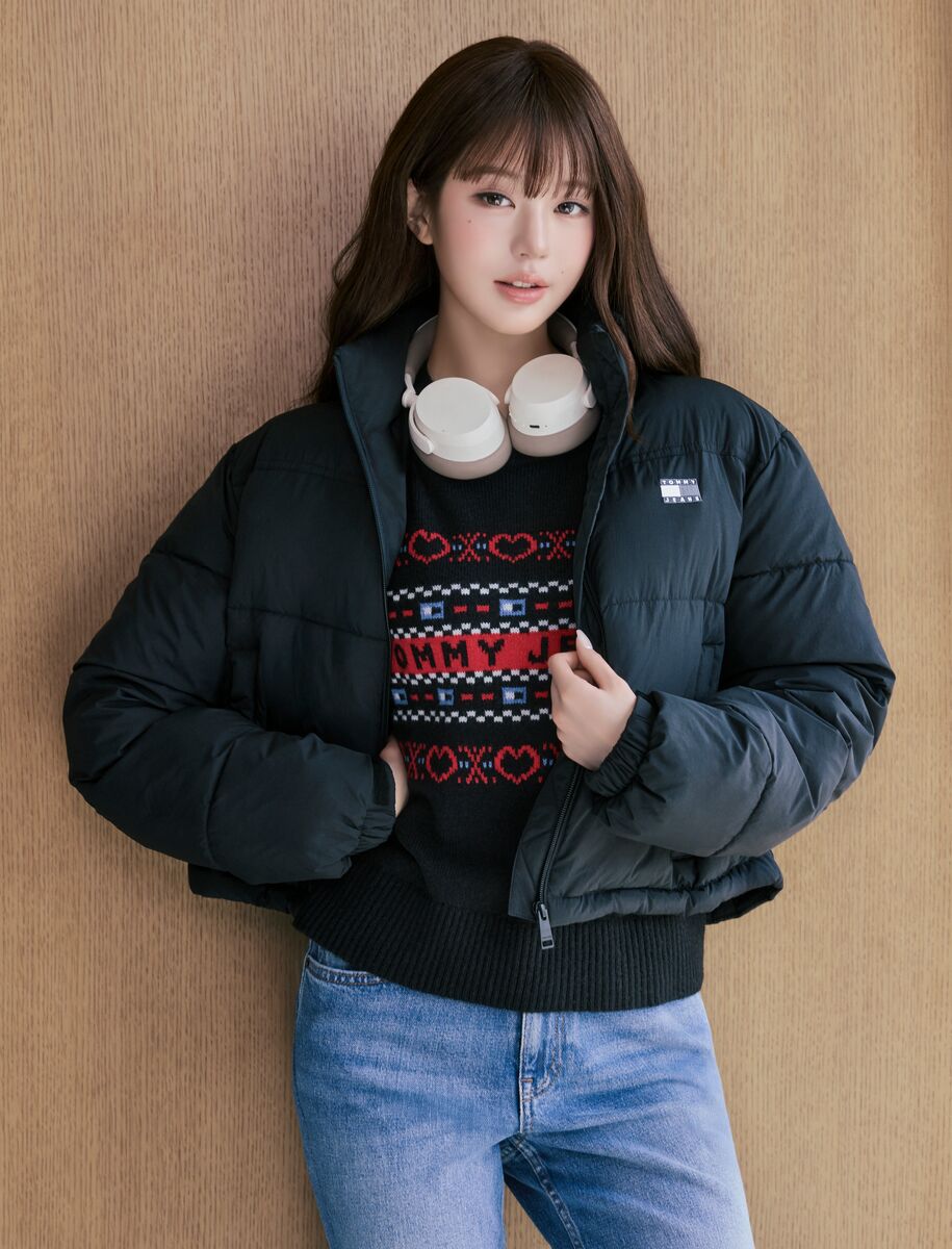 ลุคแคมเปญ Tommy Jeans Fall 2026 – Fairisle Sweater Close Up