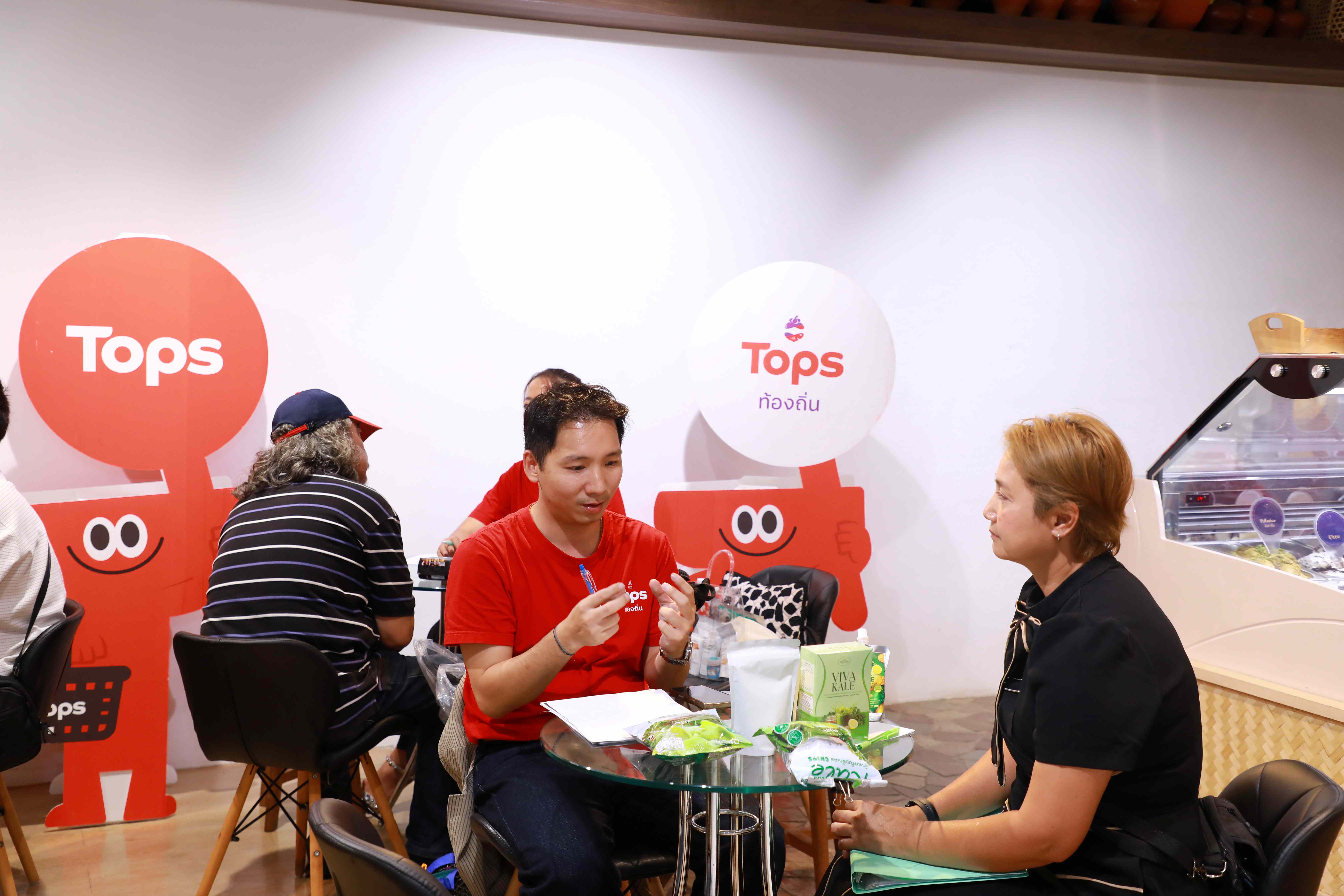 บรรยากาศงานเปิดบ้าน TOPS ท้องถิ่น คัดสรรของดี SME 4 ภาค ณ ตลาดจริงใจเชียงใหม่