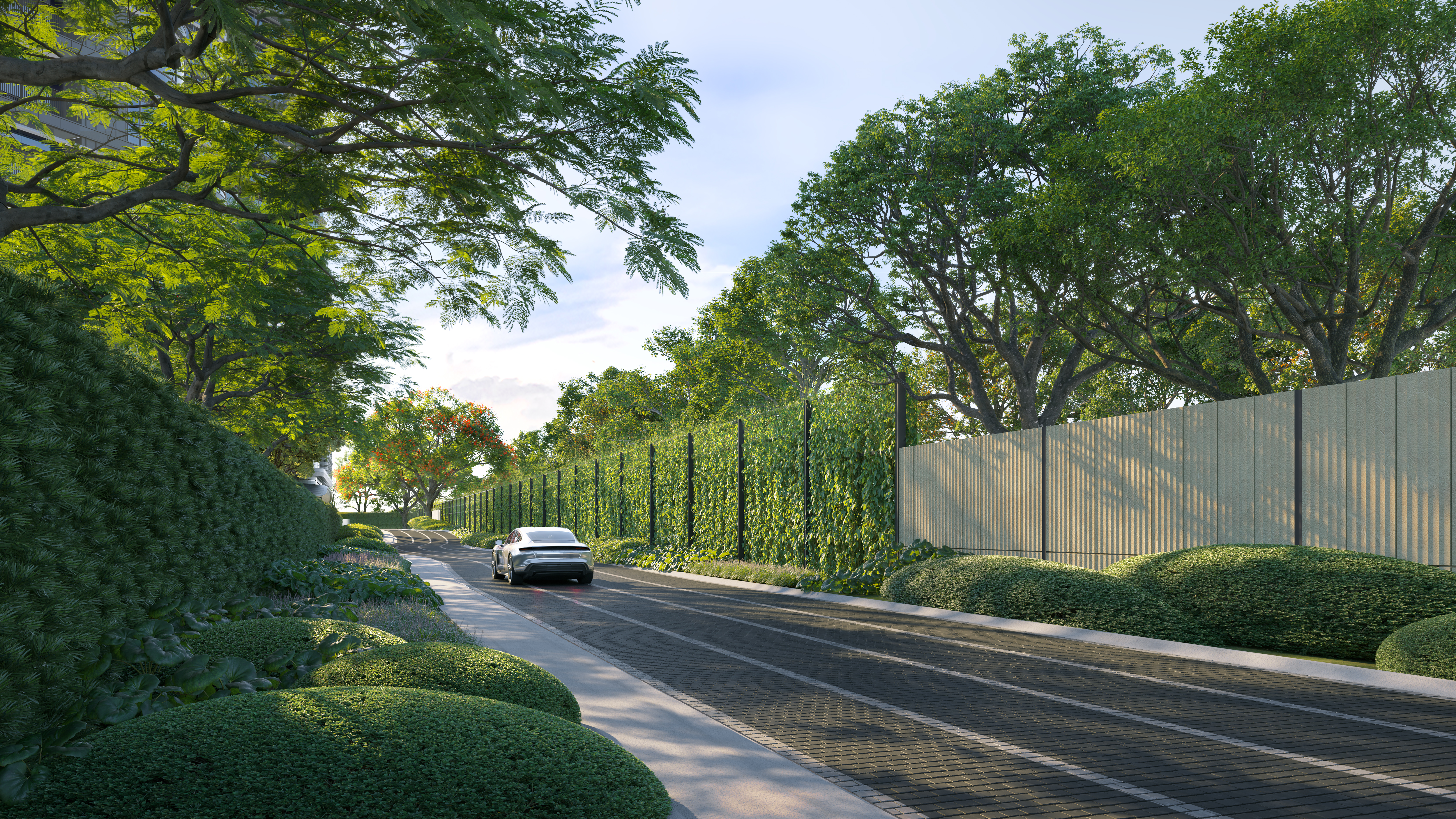 The Wireless Residences by Upper House ภูมิทัศน์ทางเข้า