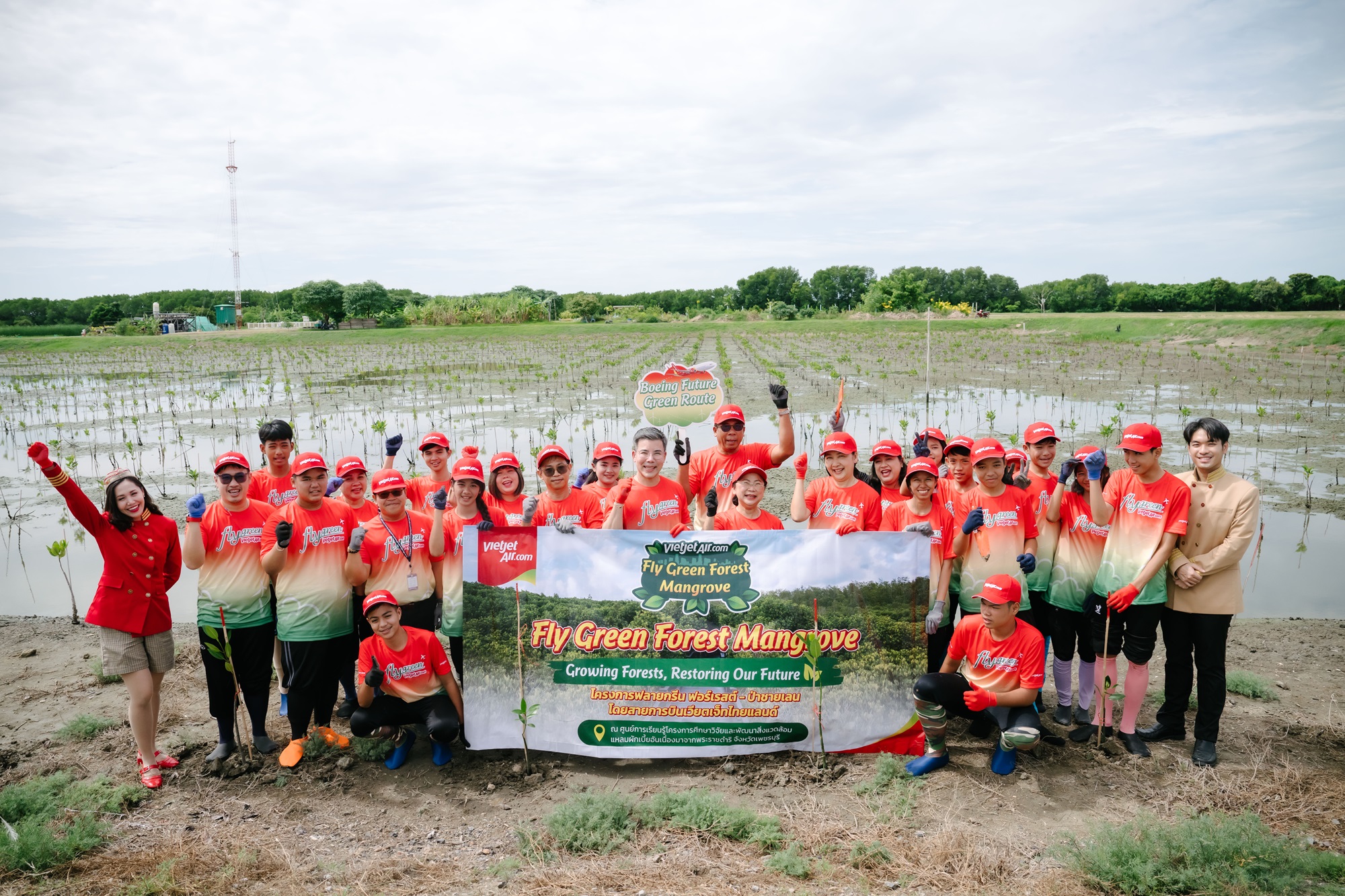 กิจกรรม Fly Green Fund โดยเวียตเจ็ทไทยแลนด์และ KTC