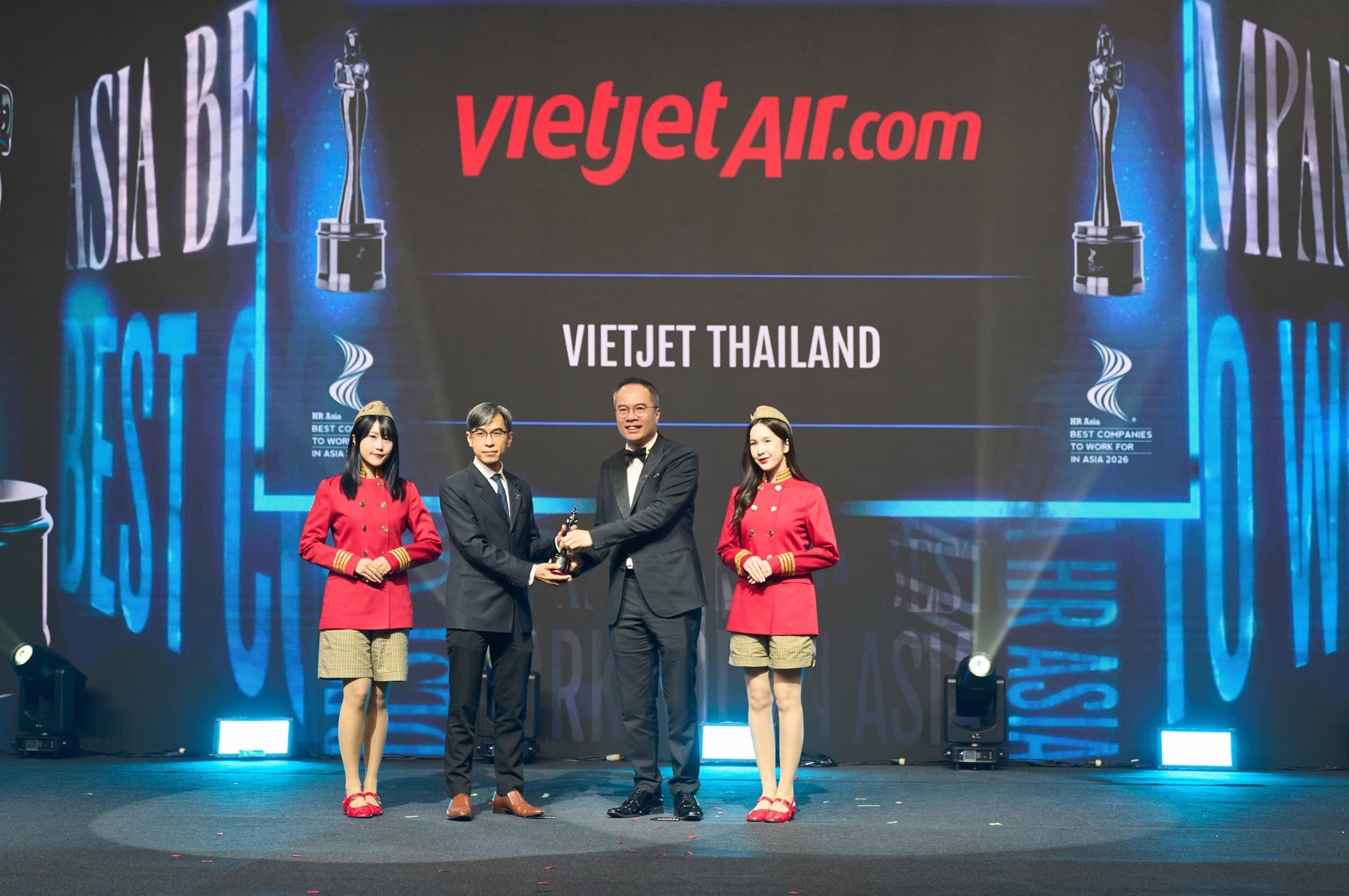 เวียตเจ็ทไทยแลนด์ คว้ารางวัล Best Companies to Work for in Asia 2026