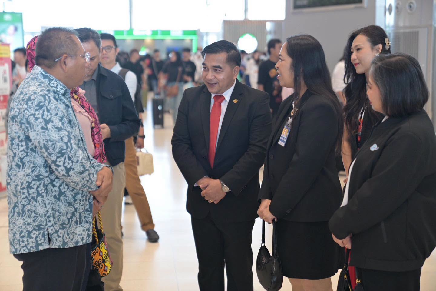 บรรยากาศพิธีเปิดเส้นทางบินใหม่ของเวียตเจ็ทไทยแลนด์