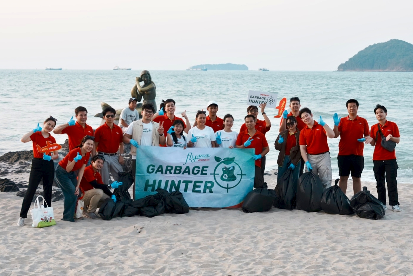 โครงการ Fly Green - Garbage Hunter ของเวียตเจ็ทไทยแลนด์