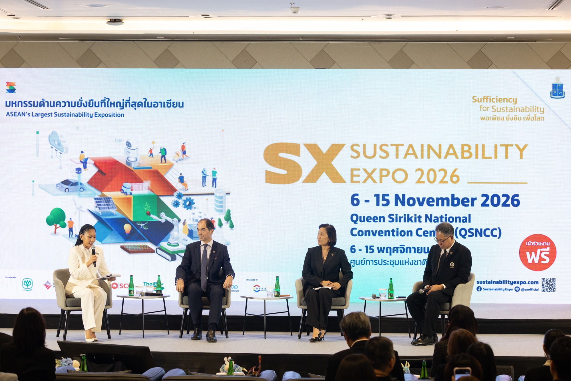 บูธเวียตเจ็ทไทยแลนด์ในงาน Sustainability Expo 2026