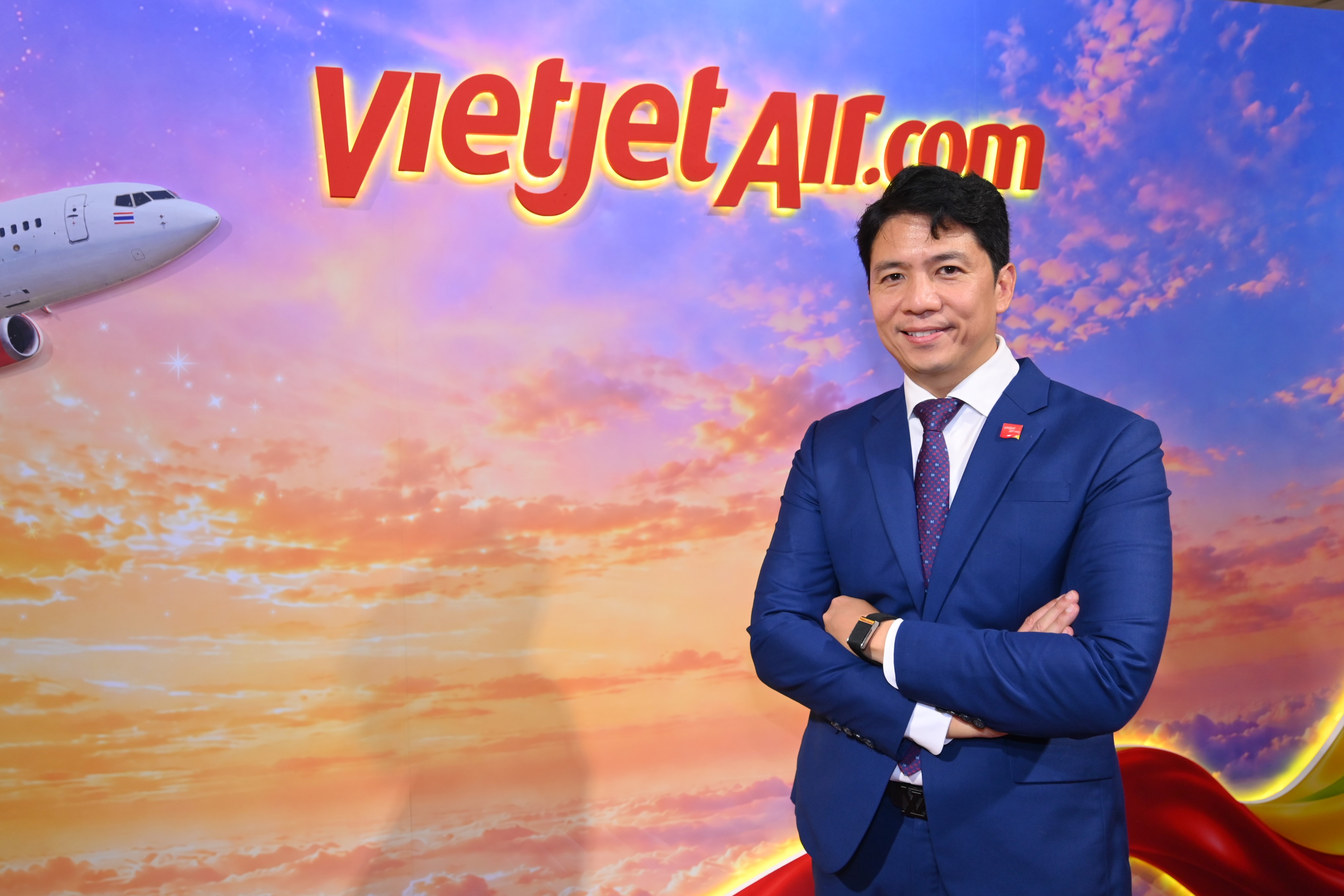 นายปิ่นยศ พิบูลสงคราม รองประธานเจ้าหน้าที่บริหาร สายการบินเวียตเจ็ทไทยแลนด์