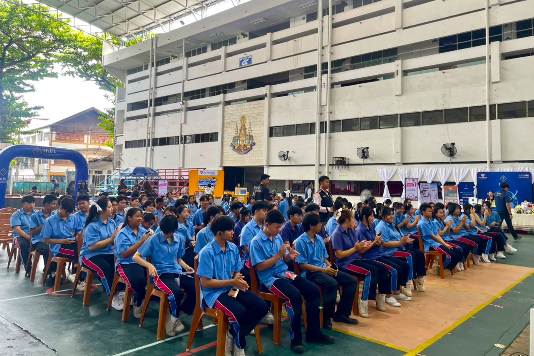ภาพกิจกรรมยุวชนนักสื่อสารประกันภัยรุ่นใหม่ ณ วิทยาลัยอาชีวศึกษาเชียงใหม่