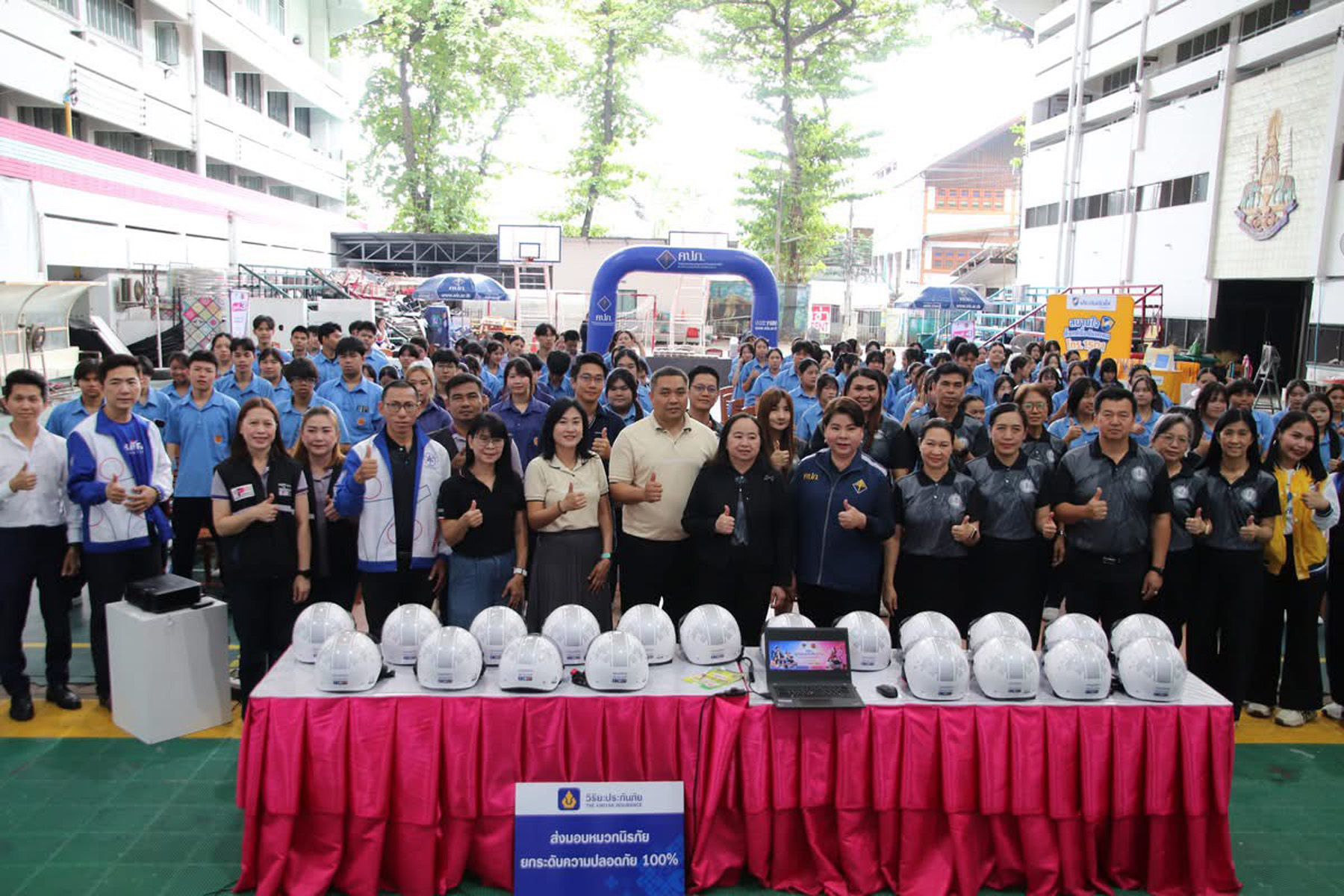 ภาพกิจกรรมยุวชนนักสื่อสารประกันภัยรุ่นใหม่ ณ วิทยาลัยอาชีวศึกษาเชียงใหม่