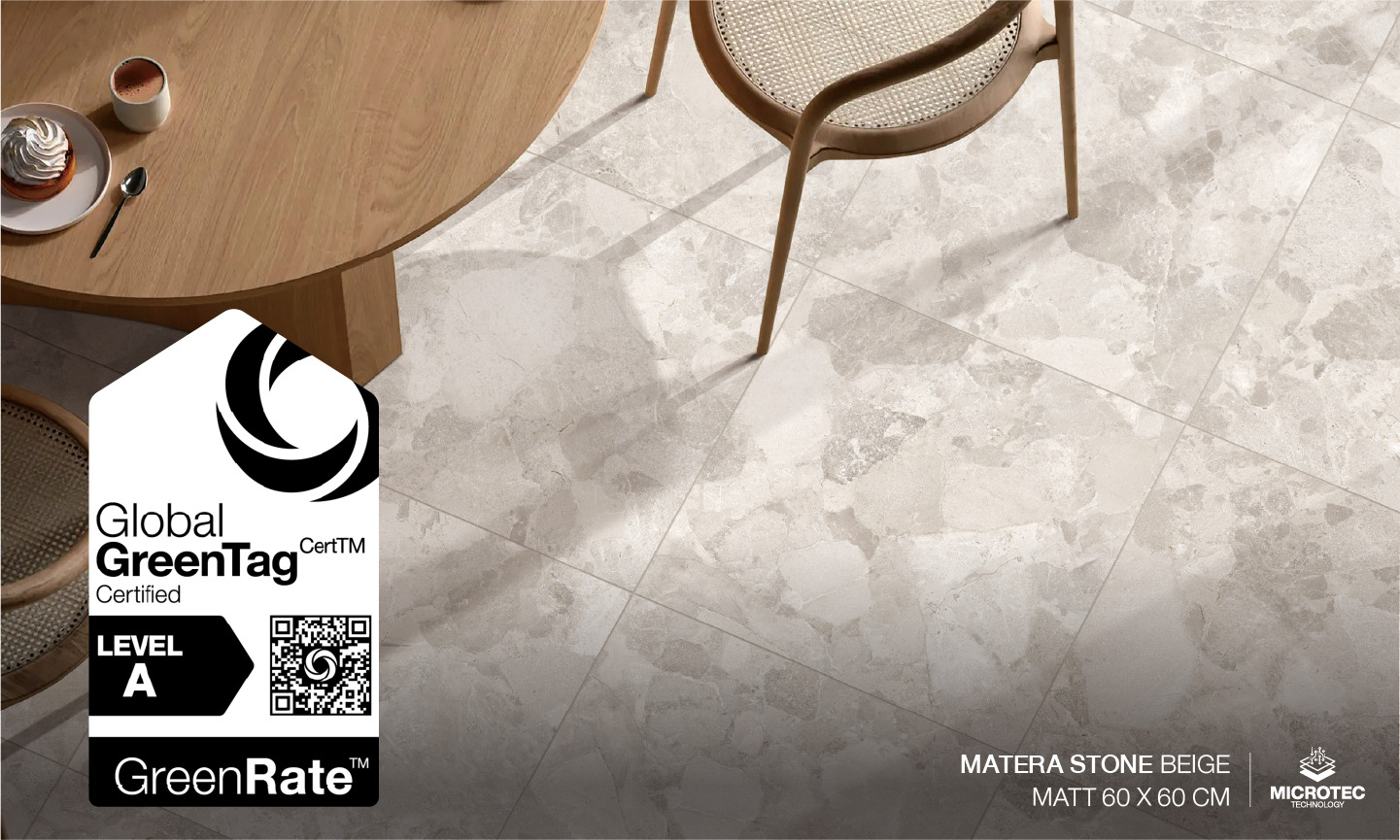 MATERA STONE สี Beige ได้รับ Global GreenTag GreenRate Level A