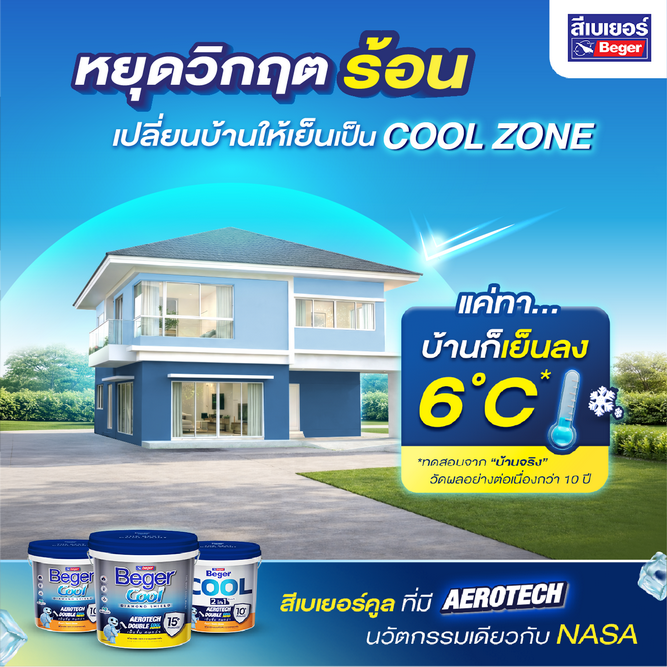 อากาศร้อนทะลุปรอทขนาดนี้… บ้านคุณกลายเป็น ‘เตาอบ’ ไปแล้วหรือยัง? นี่คือเหตุผลที่ Beger ลงทุนวิจัยและพัฒนานวัตกรรมสี Begercool
