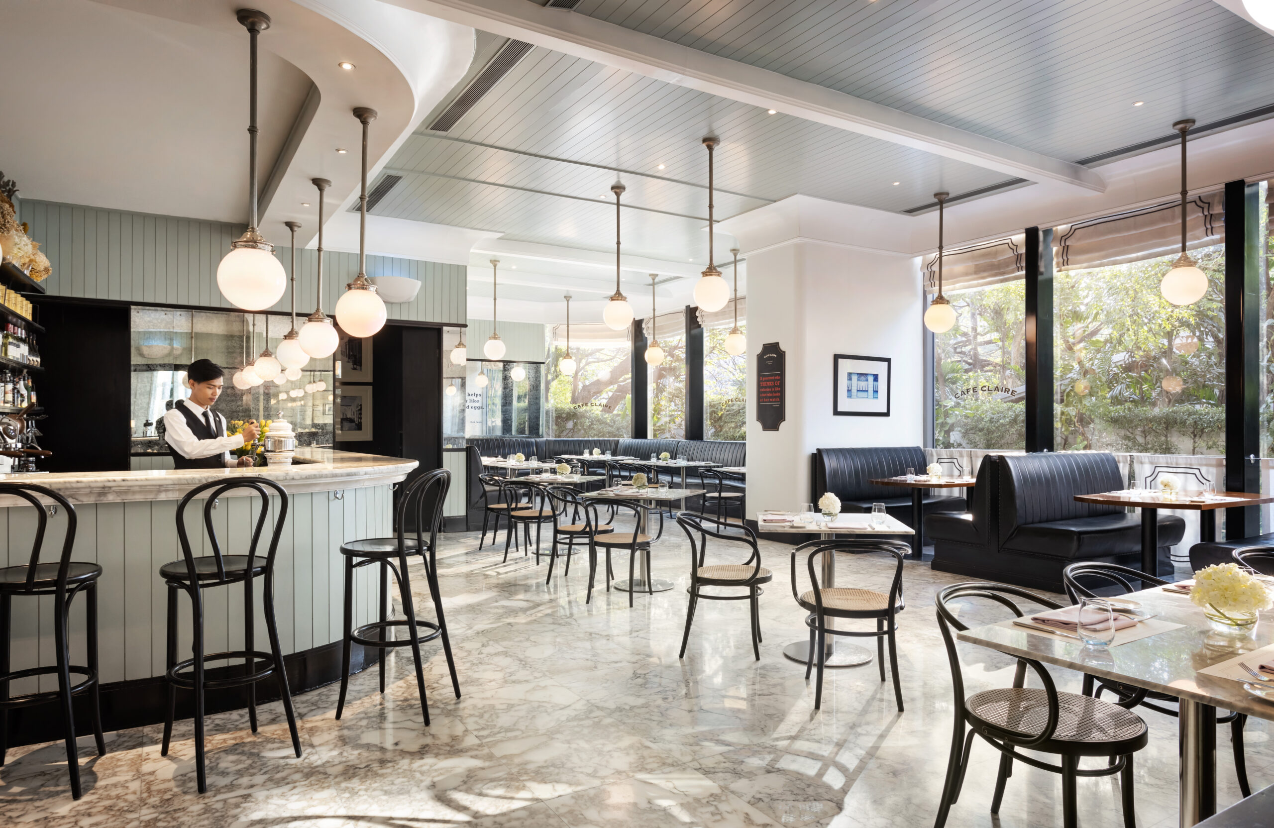 Oriental Residence Bangkok Café Claire Restaurant 0