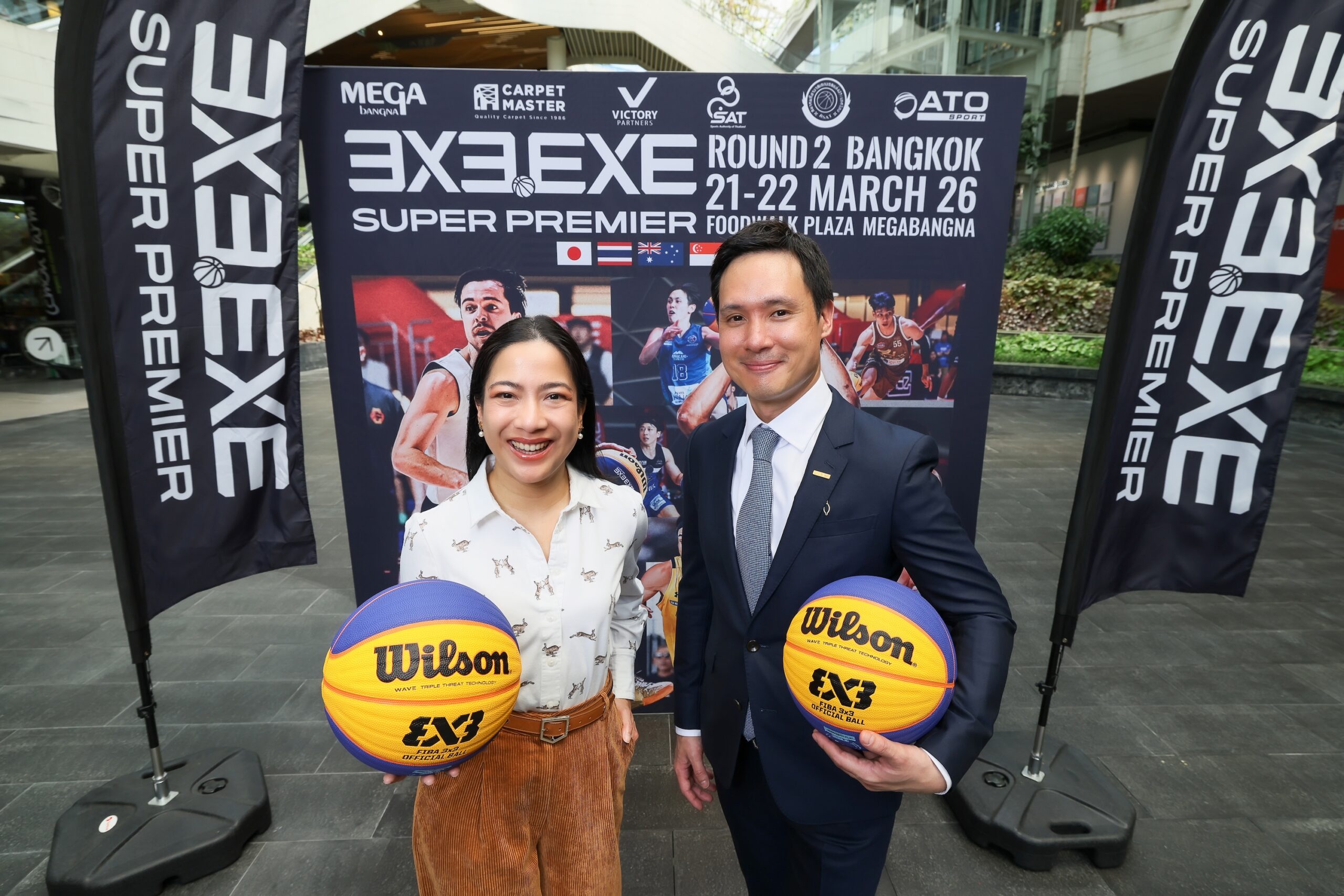 เมกาบางนา เตรียมเปิดสนามบาสเกตบอล 3x3 สุดเดือด การแข่งขัน “3x3.exe Super Premier 2025–2026 Round 2 Bangkok” ชวนแฟนบาสฯ ร่วมเชียร์ 12 ทีมแกร่งระดับนานาชาติ วันที่ 21–22 มี.ค. 69 ณ ฟู้ดวอล์ค พลาซ่า ศูนย์การค้าเมกาบางนา