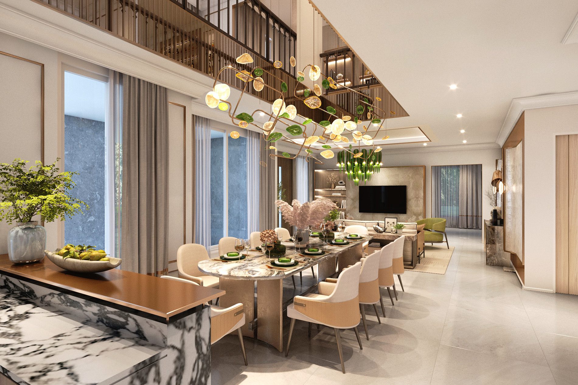 Pic 04 เดอะ ปาล์ม แจ้งวัฒนะ – ชัยพฤกษ์ 2 Living Dining 0