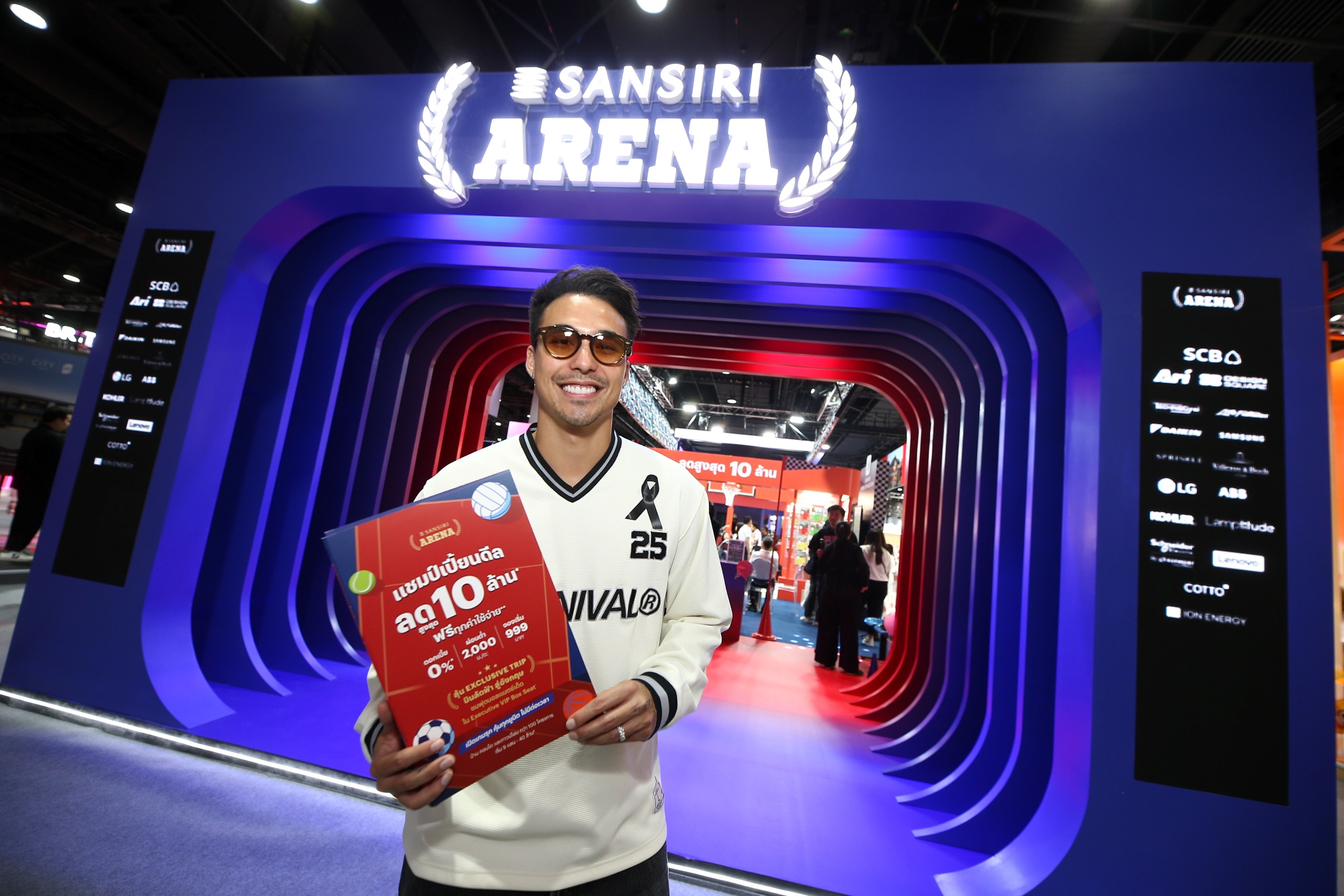 แสนสิริชวน 17 พาร์ตเนอร์ร่วมทีม เปิด Sansiri Arena สุดยิ่งใหญ่ในงานมหกรรมบ้านและคอนโด พร้อมส่วนลดสูงสุด 10 ล้าน* ลุ้นบินลัดฟ้าชม Big Match ที่แอนด์ฟิลด์ วันนี้ – 2 พ.ย. 68 ที่ศูนย์ประชุมแห่งชาติสิริกิติ์ฯ