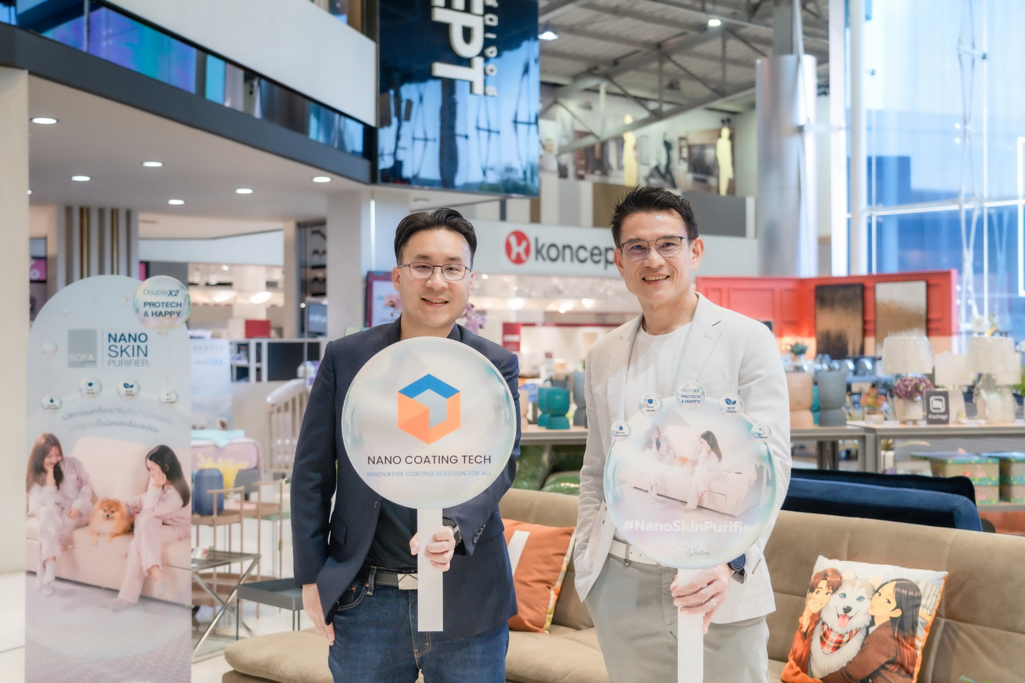 “ครั้งแรกในไทย! เอสบี ดีไซน์สแควร์ เปิดตัว Nano Skin Purifier นวัตกรรมเกราะป้องกันโซฟาระดับนาโน เพื่อการอยู่อาศัยที่สะอาด ปลอดภัย และเป็นมิตรต่อสิ่งมีชีวิต”
