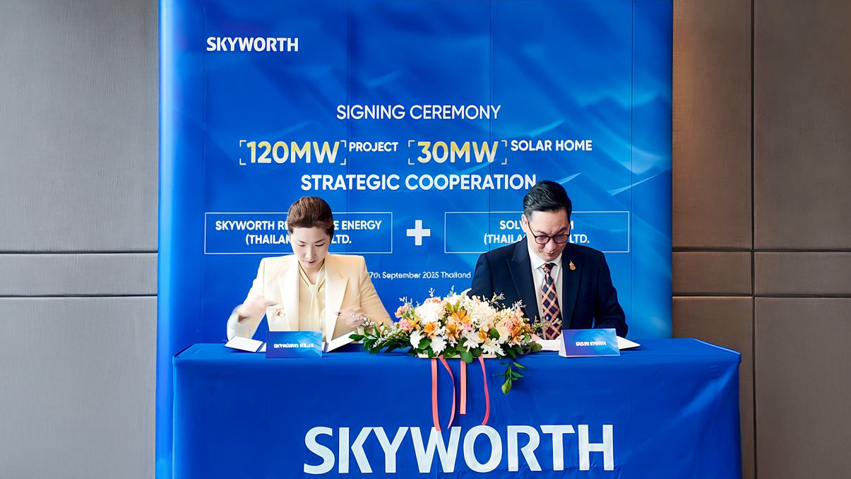 Skyworth Pv จับมือ Solve System ลงนาม Mou พัฒนาโครงการโซลาร์ 120mw และโซลาร์โฮม 30mw ในไทย