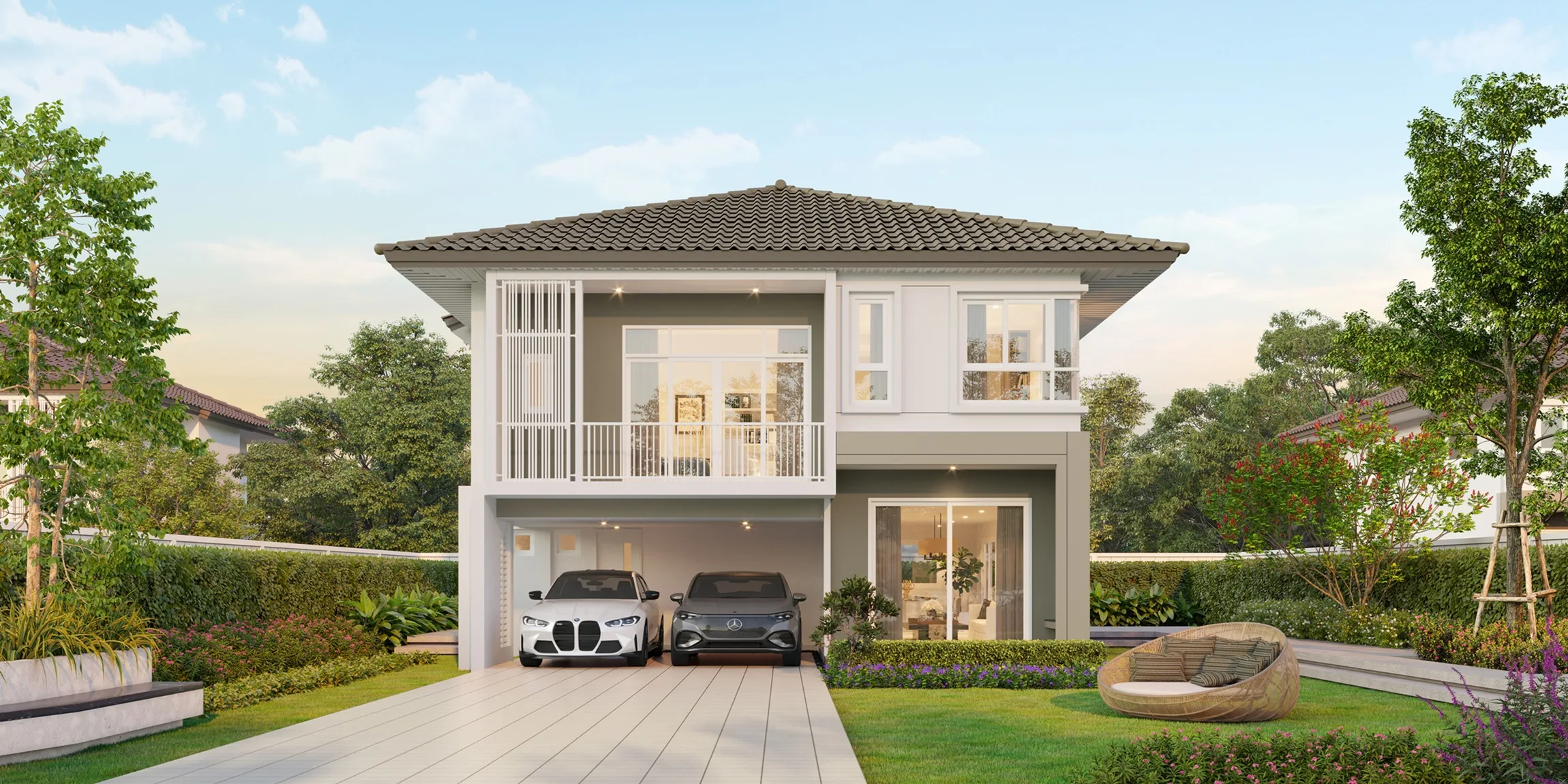 ศุภาลัย การ์เด้นวิลล์ เทพารักษ์ บางนา 3 Le Gazon