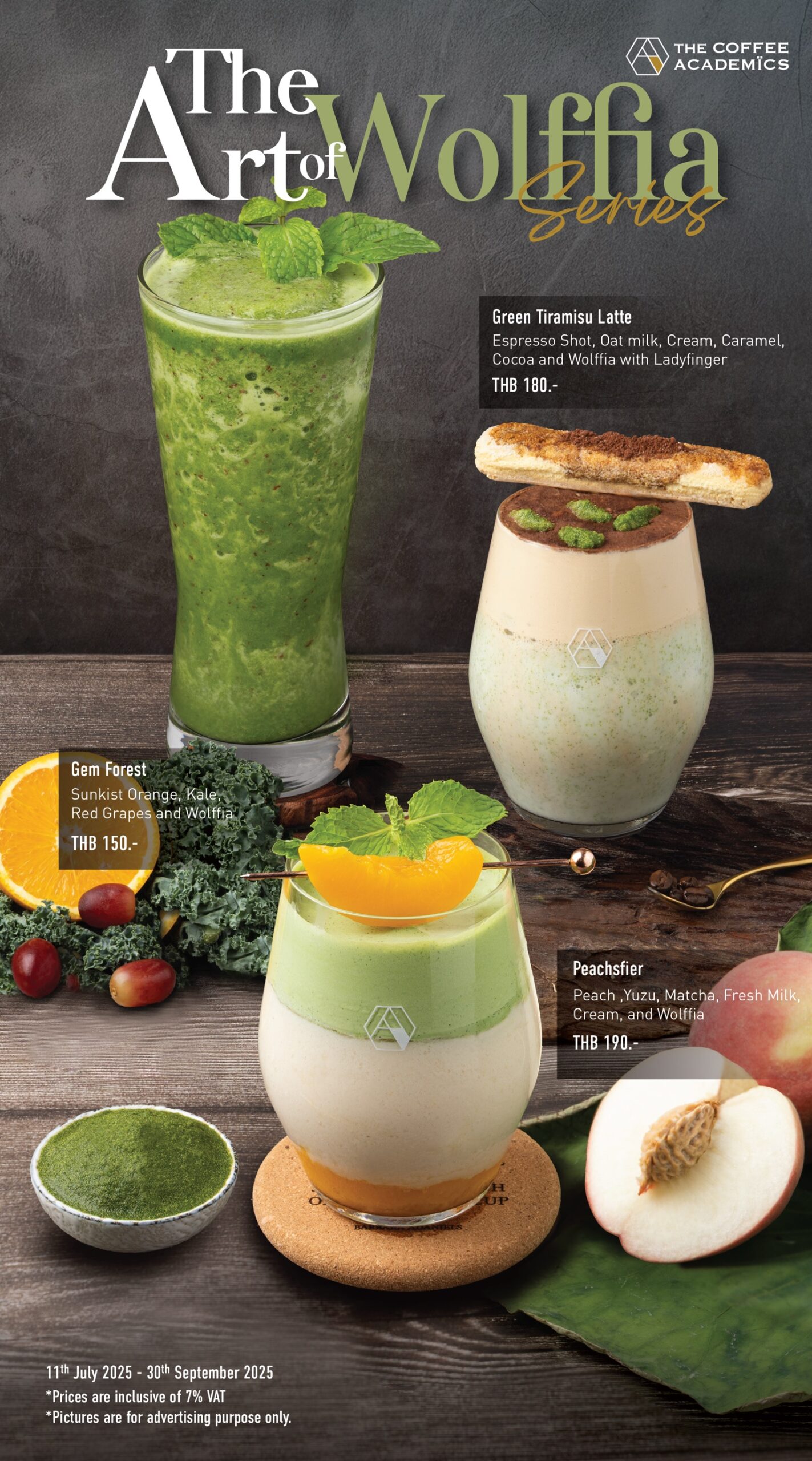 “เดอะ คอฟฟี่ อะคาเดมิคส์” เปิดตัว 6 เมนูใหม่ ใส่ใจสุขภาพ ด้วยพลังซุปเปอร์ฟู้ดจาก “วอล์ฟเฟีย” หรือ “ไข่ผำ” ชวนคนรักสุขภาพมาสัมผัสรสชาติพิเศษก่อนใคร!