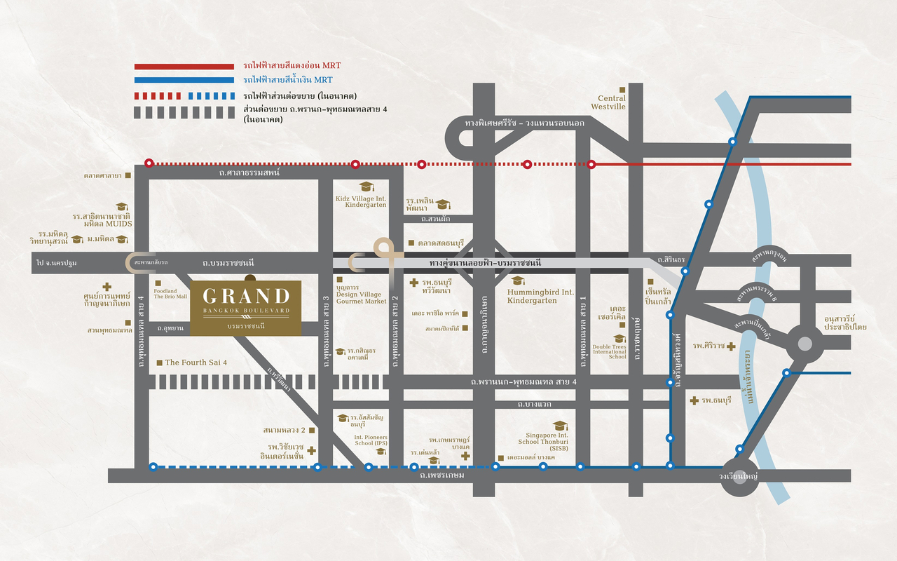 รูปโครงการ แกรนด์ บางกอก บูเลอวาร์ด บรมราชชนนี (Grand Bangkok Boulevard Borommaratchachonnani)