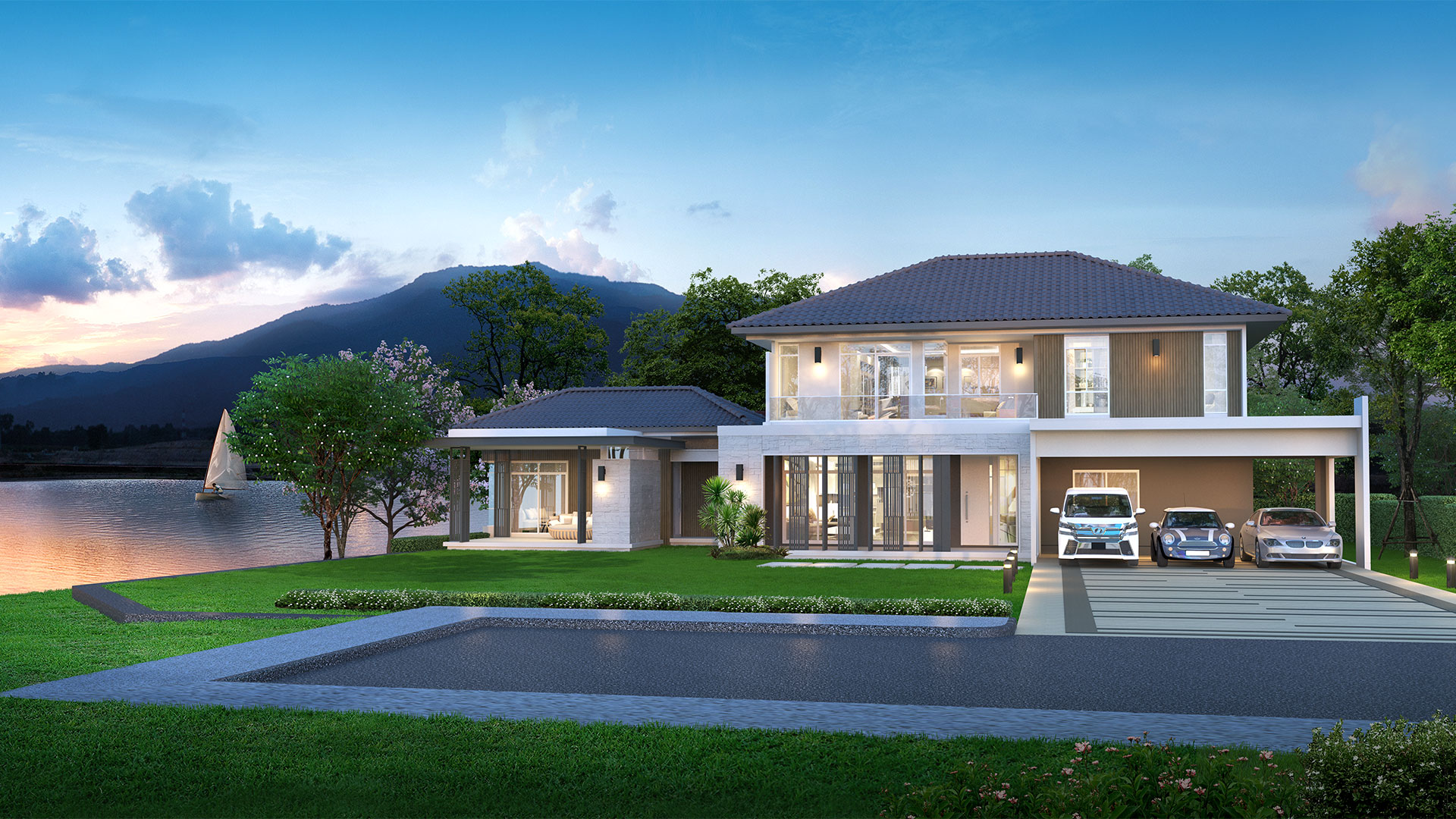 รูปโครงการ มัณฑนา ซีรีนเลค - เชียงใหม่ (MANTANA SERENE LAKE - CHIANG MAI)