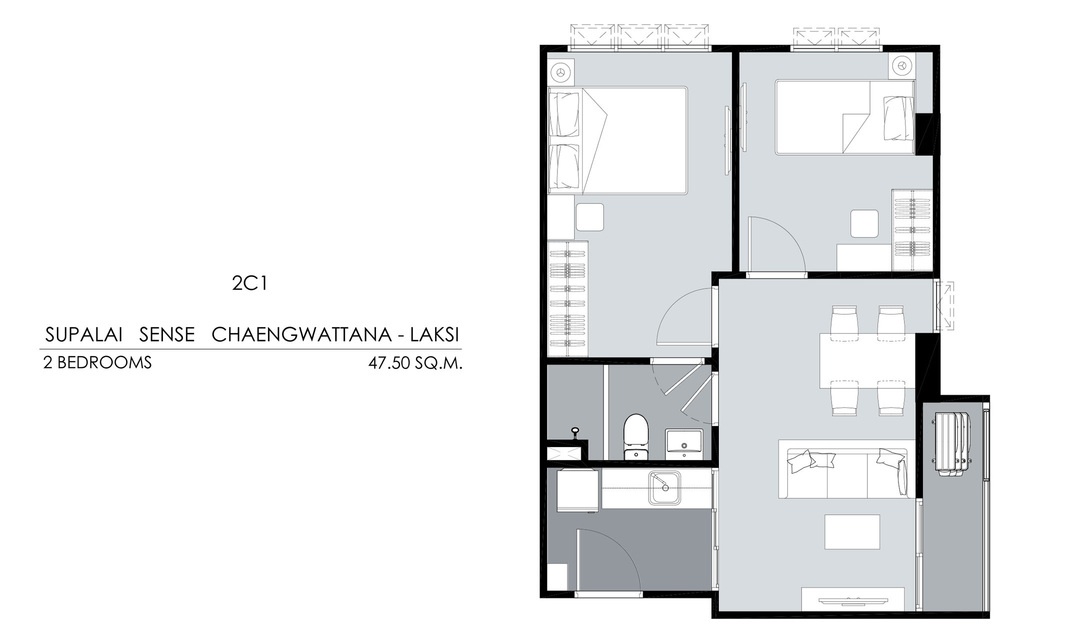 รูปโครงการ ศุภาลัย เซนส์ แจ้งวัฒนะ-หลักสี่ (Supalai Sense Chaengwattana-Laksi)