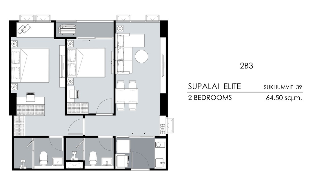 รูปโครงการ ศุภาลัย เอลีท สุขุมวิท 39 (Supalai Elite Sukhumvit 39)