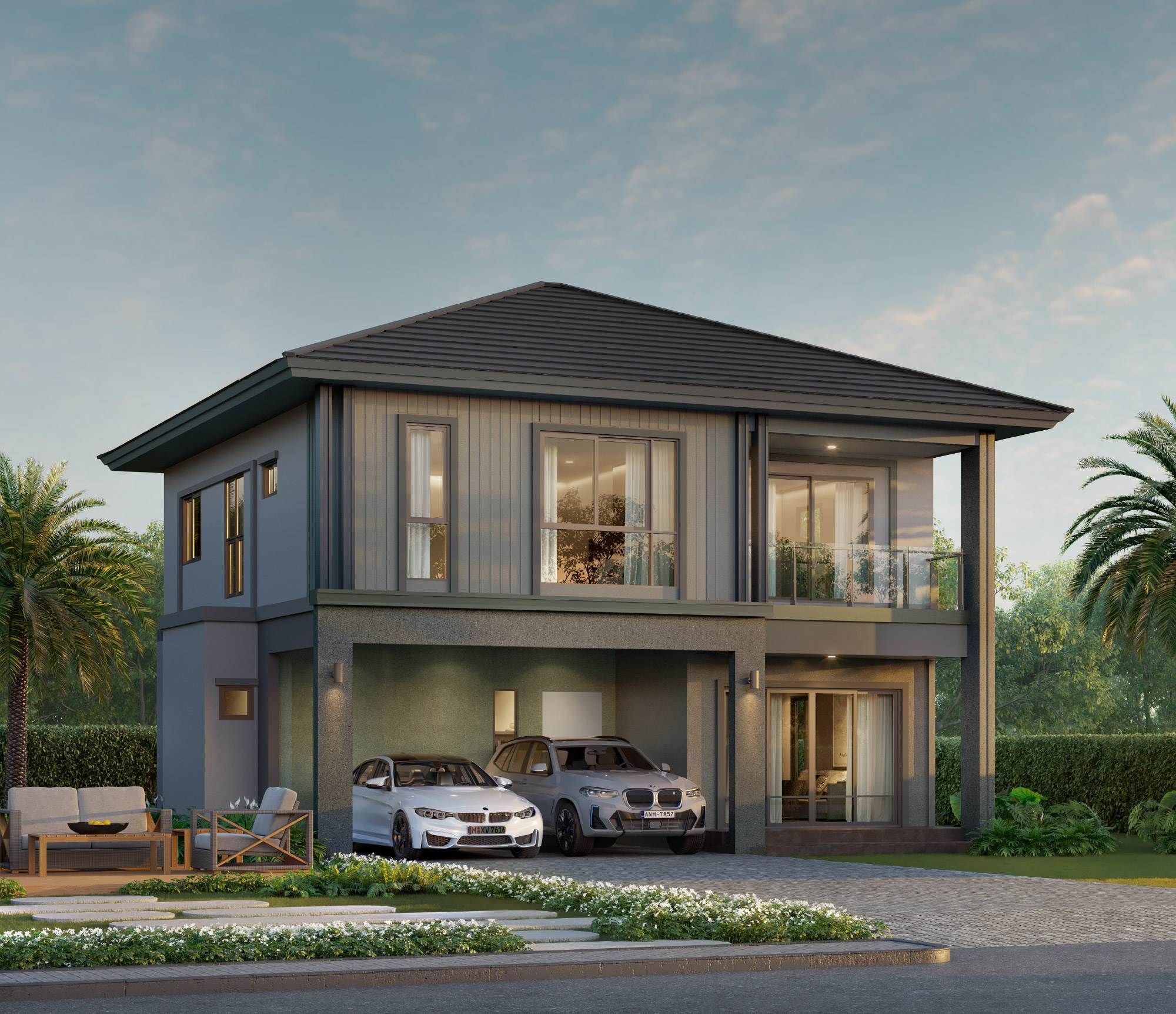 รูปโครงการ เดอะ ปาล์ม กรุงเทพกรีฑา-วงแหวน (The Palm Krungthepkreetha-Wongwaen)