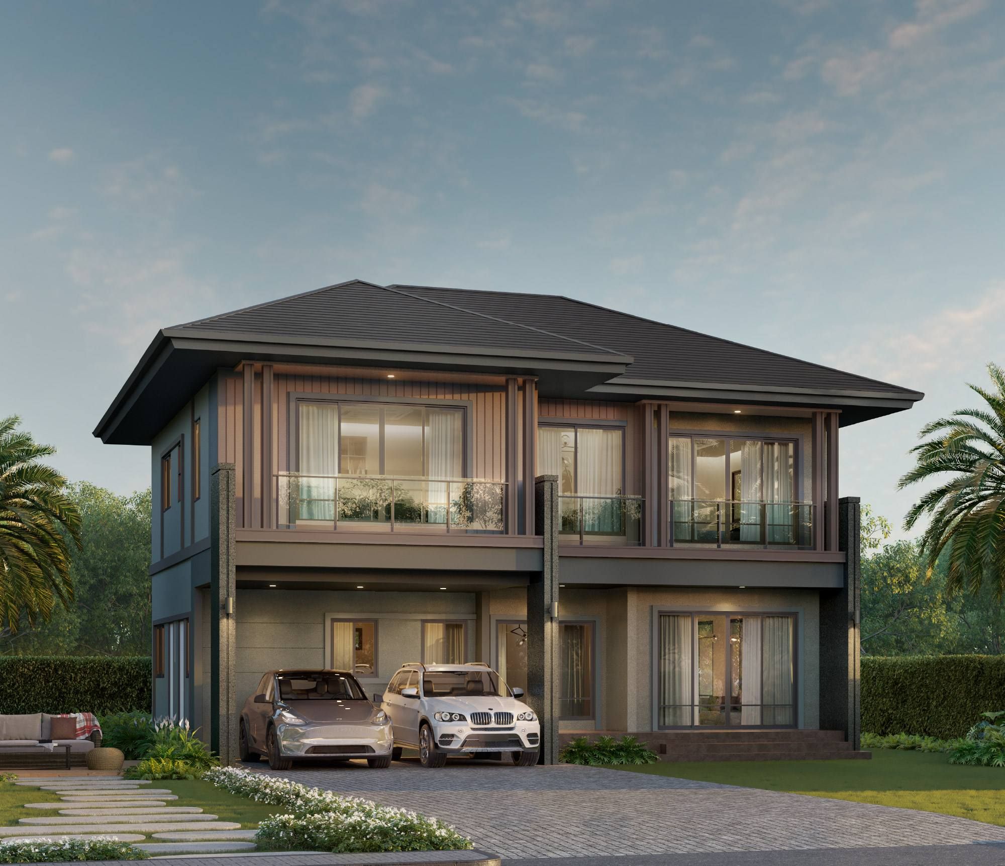 รูปโครงการ เดอะ ปาล์ม กรุงเทพกรีฑา-วงแหวน (The Palm Krungthepkreetha-Wongwaen)