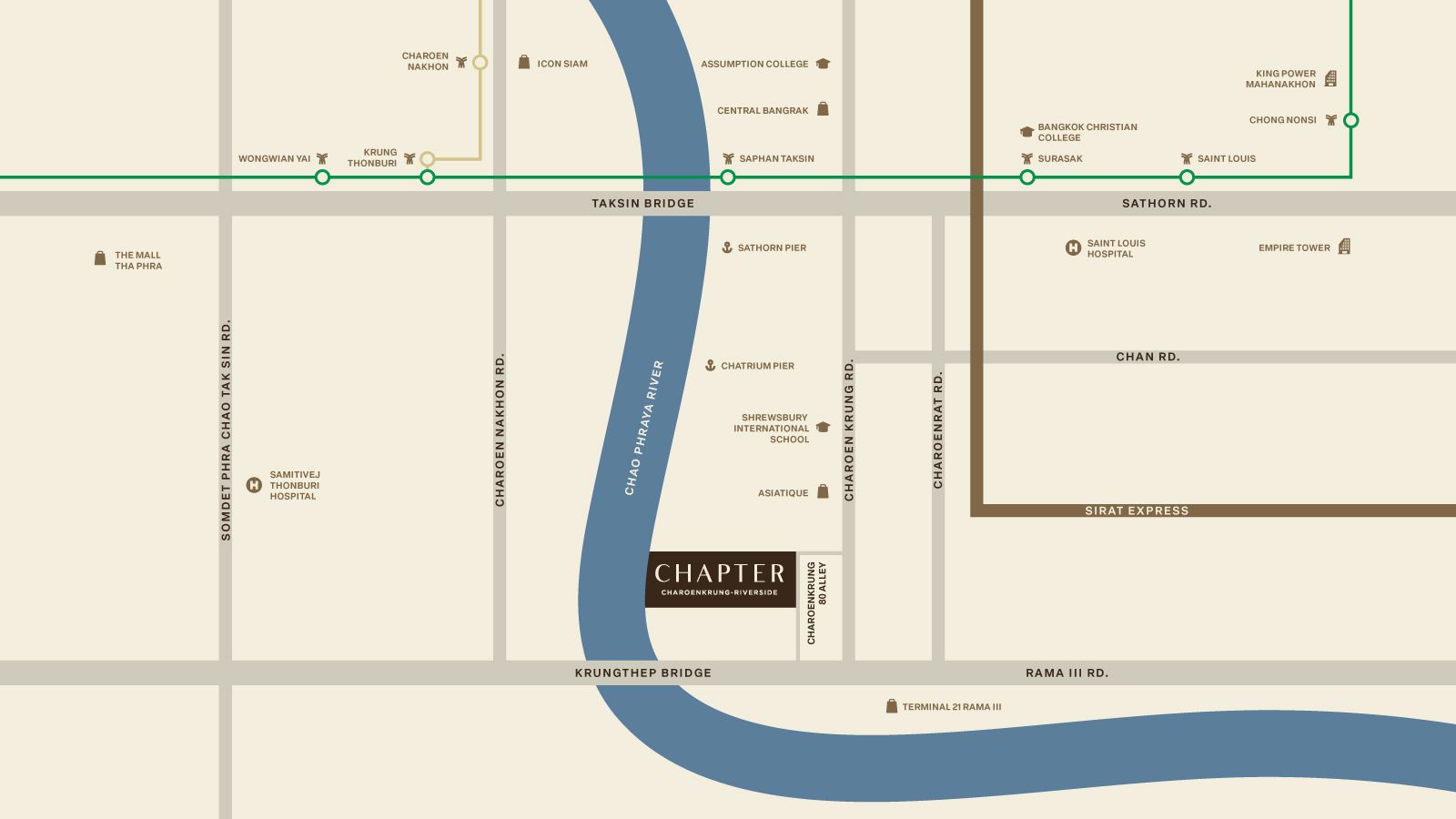 รูปโครงการ แชปเตอร์ เจริญกรุง-ริเวอร์ไซด์ (Chapter Charoenkrung-Riverside)