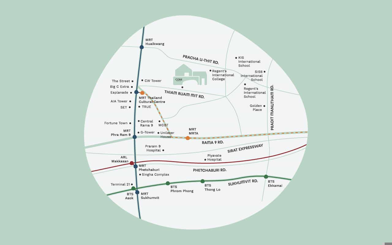 รูปโครงการ โค้บบ์ รัชดา-พระราม 9 (COBE Ratchada-Rama 9)