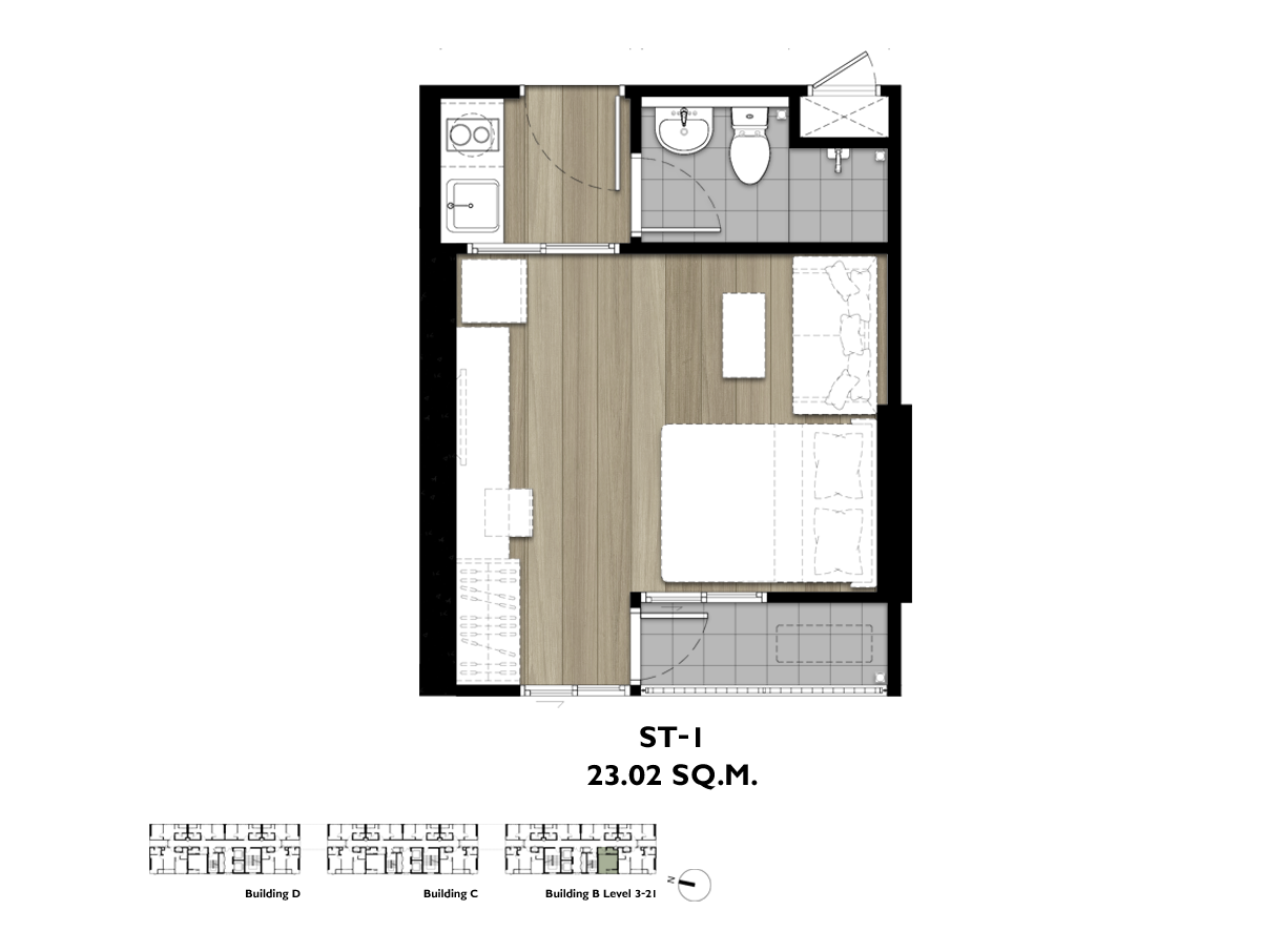 รูปโครงการ เดอะ ทรี หัวหมาก อินเตอร์เชนจ์ (The Tree Huamak Interchange)