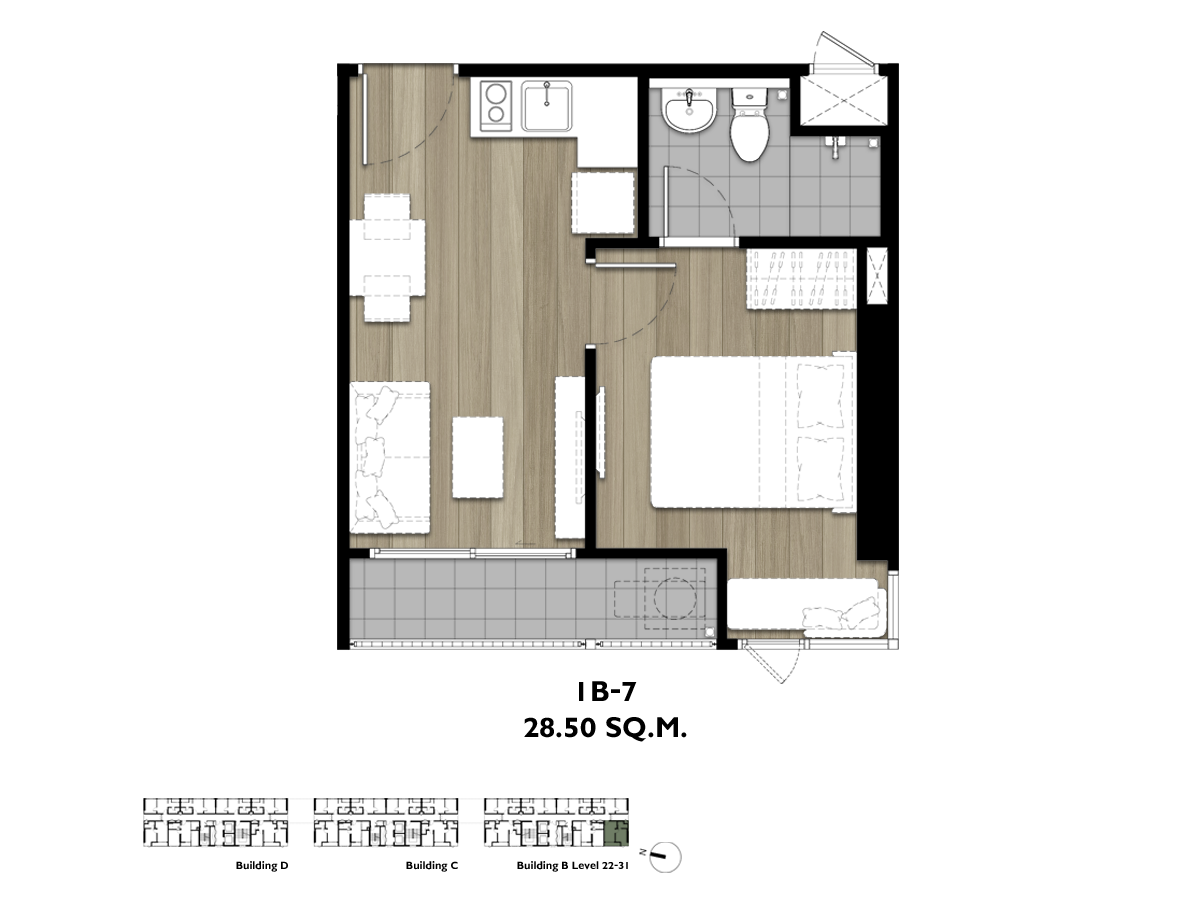 รูปโครงการ เดอะ ทรี หัวหมาก อินเตอร์เชนจ์ (The Tree Huamak Interchange)