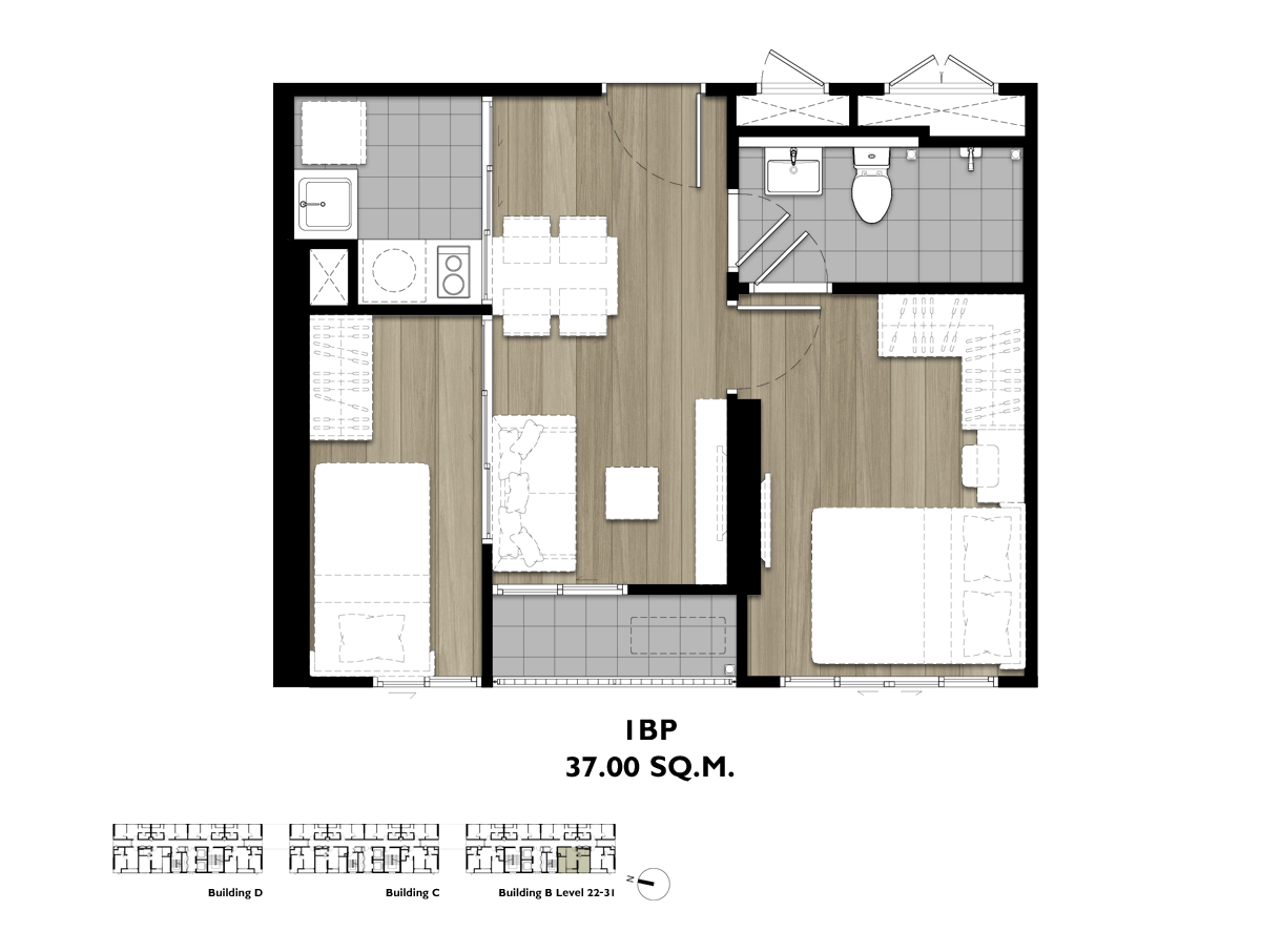 รูปโครงการ เดอะ ทรี หัวหมาก อินเตอร์เชนจ์ (The Tree Huamak Interchange)