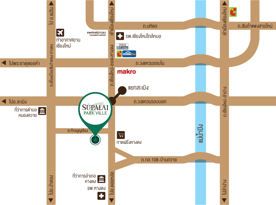 รูปโครงการ ศุภาลัย พาร์ควิลล์ หางดง-เชียงใหม่ (Supalai Parkville Hangdong-Chiang Mai)