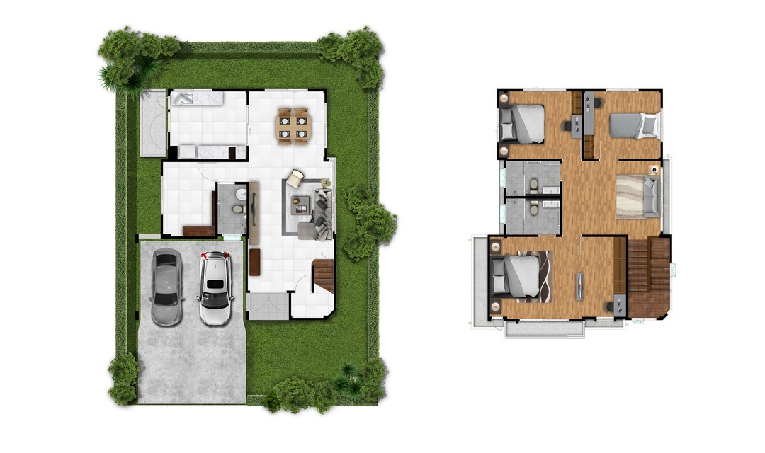 รูปโครงการ ศุภาลัย พาร์ควิลล์ หางดง-เชียงใหม่ (Supalai Parkville Hangdong-Chiang Mai)