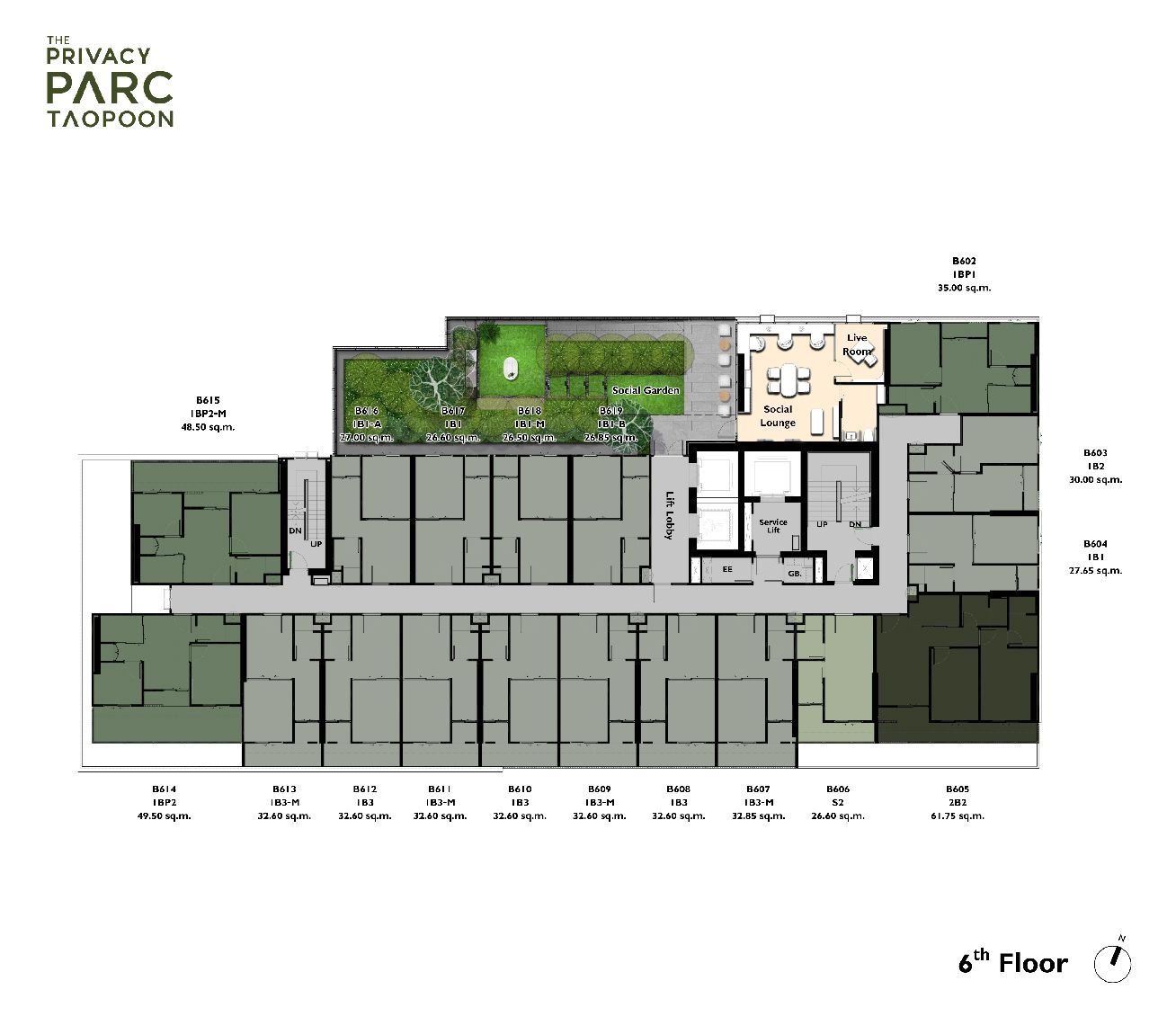 รูปโครงการ เดอะ ไพรเวซี่ พาร์ค เตาปูน (The Privacy Parc Taopoon)