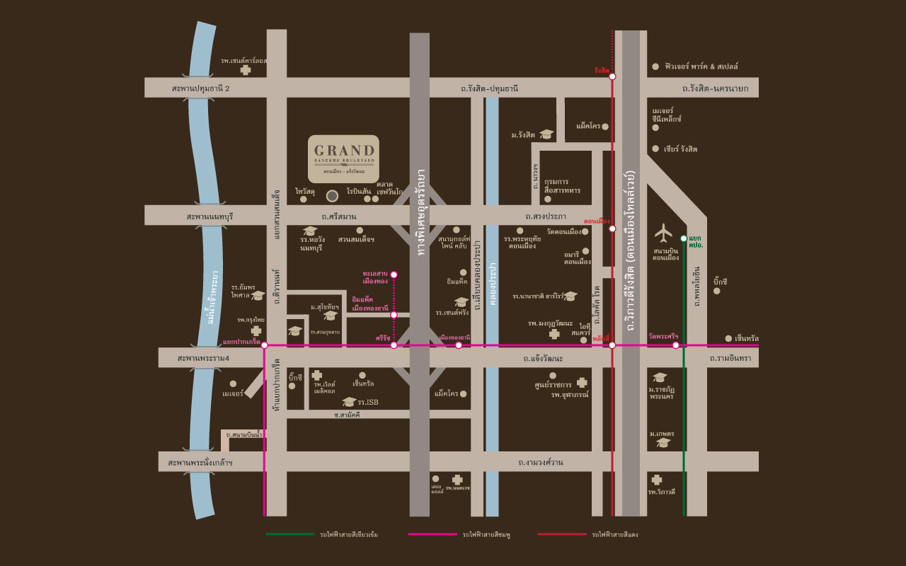 รูปโครงการ แกรนด์ บางกอก บูเลอวาร์ด ดอนเมือง-แจ้งวัฒนะ (Grand Bangkok Boulevard Donmueang-Chaengwattana)