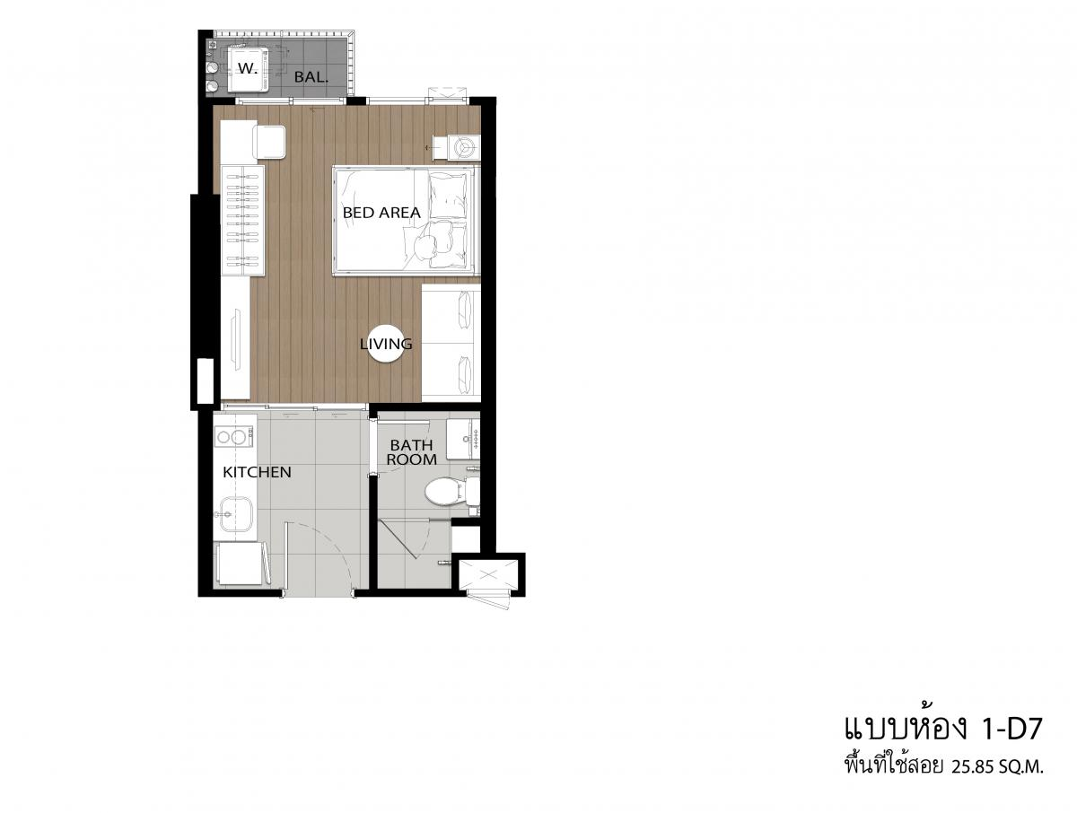 รูปโครงการ เดอะ ทรี พัฒนาการ-เอกมัย (The Tree Pattanakarn-Ekkamai)