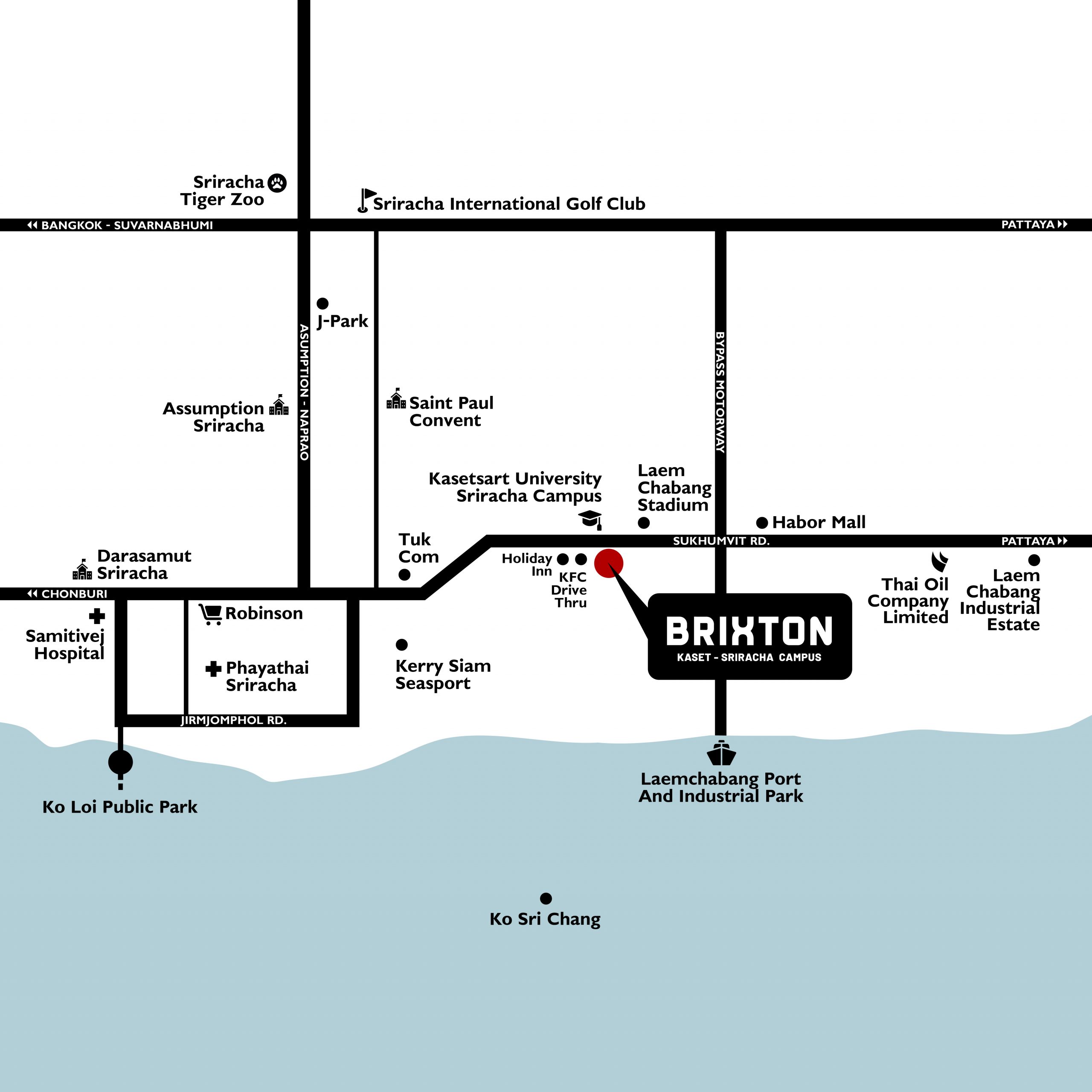 รูปโครงการ บริกซ์ตัน เกษตร ศรีราชา แคมปัส (Brixton Kaset Sriracha Campus)