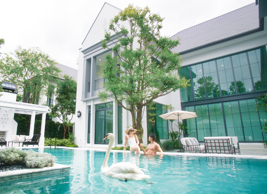 รูปโครงการ นันทวัน พูลวิลล่า พระราม 9 - กรุงเทพกรีฑาตัดใหม่ (NANTAWAN POOL VILLA Rama 9 - New Krungthep Kretha)