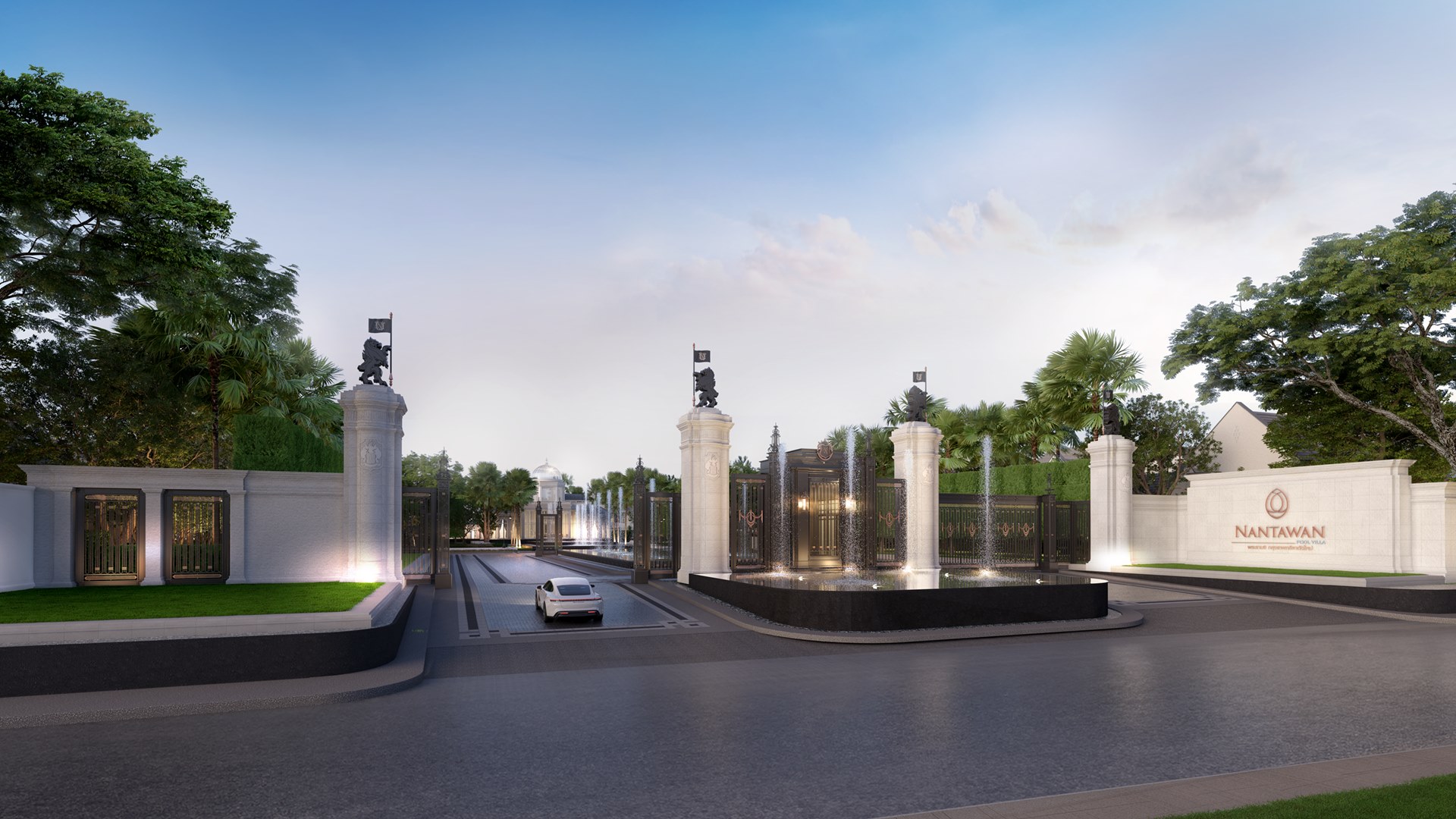 รูปโครงการ นันทวัน พูลวิลล่า พระราม 9 - กรุงเทพกรีฑาตัดใหม่ (NANTAWAN POOL VILLA Rama 9 - New Krungthep Kretha)