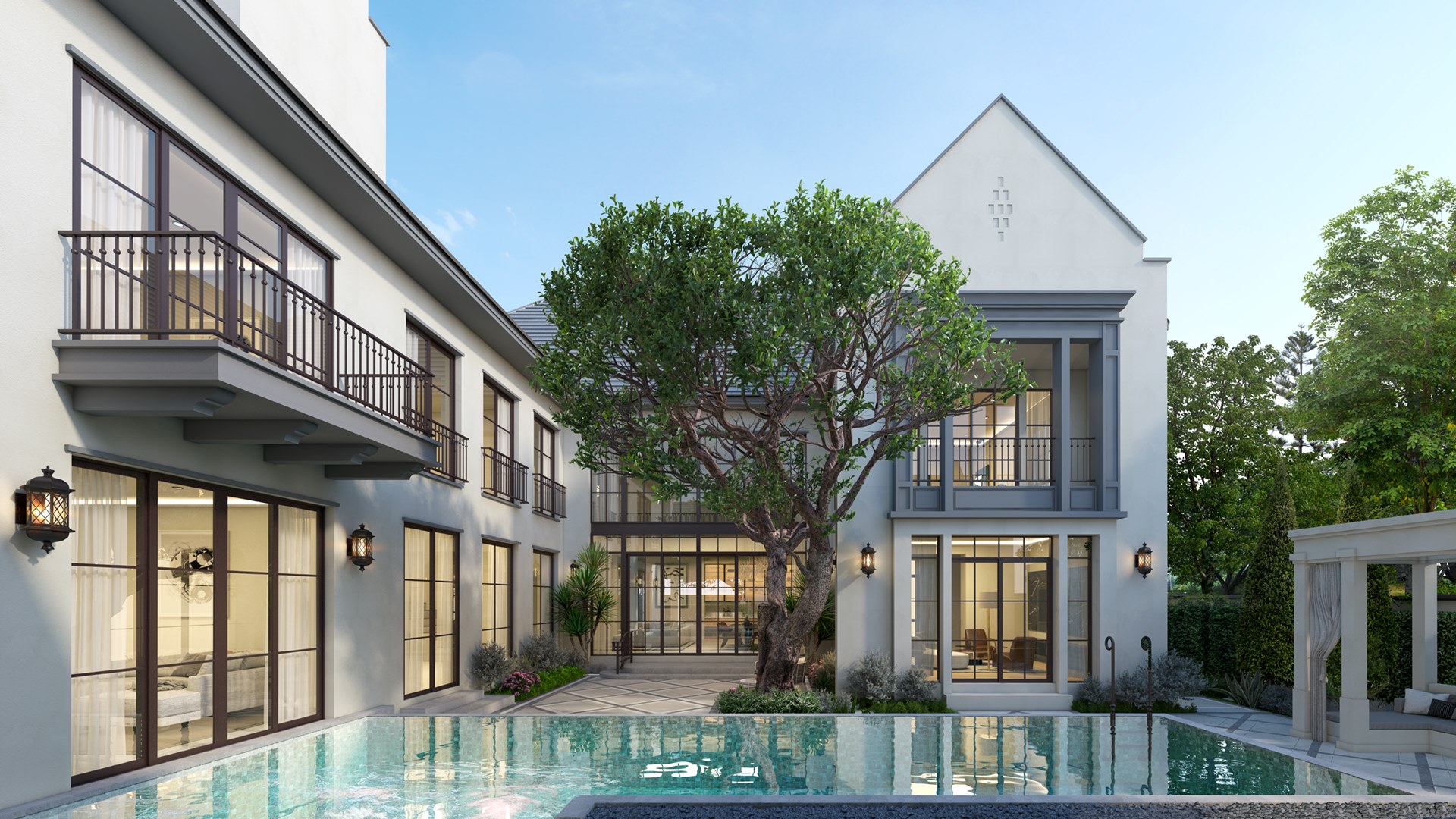 รูปโครงการ นันทวัน พูลวิลล่า พระราม 9 - กรุงเทพกรีฑาตัดใหม่ (NANTAWAN POOL VILLA Rama 9 - New Krungthep Kretha)