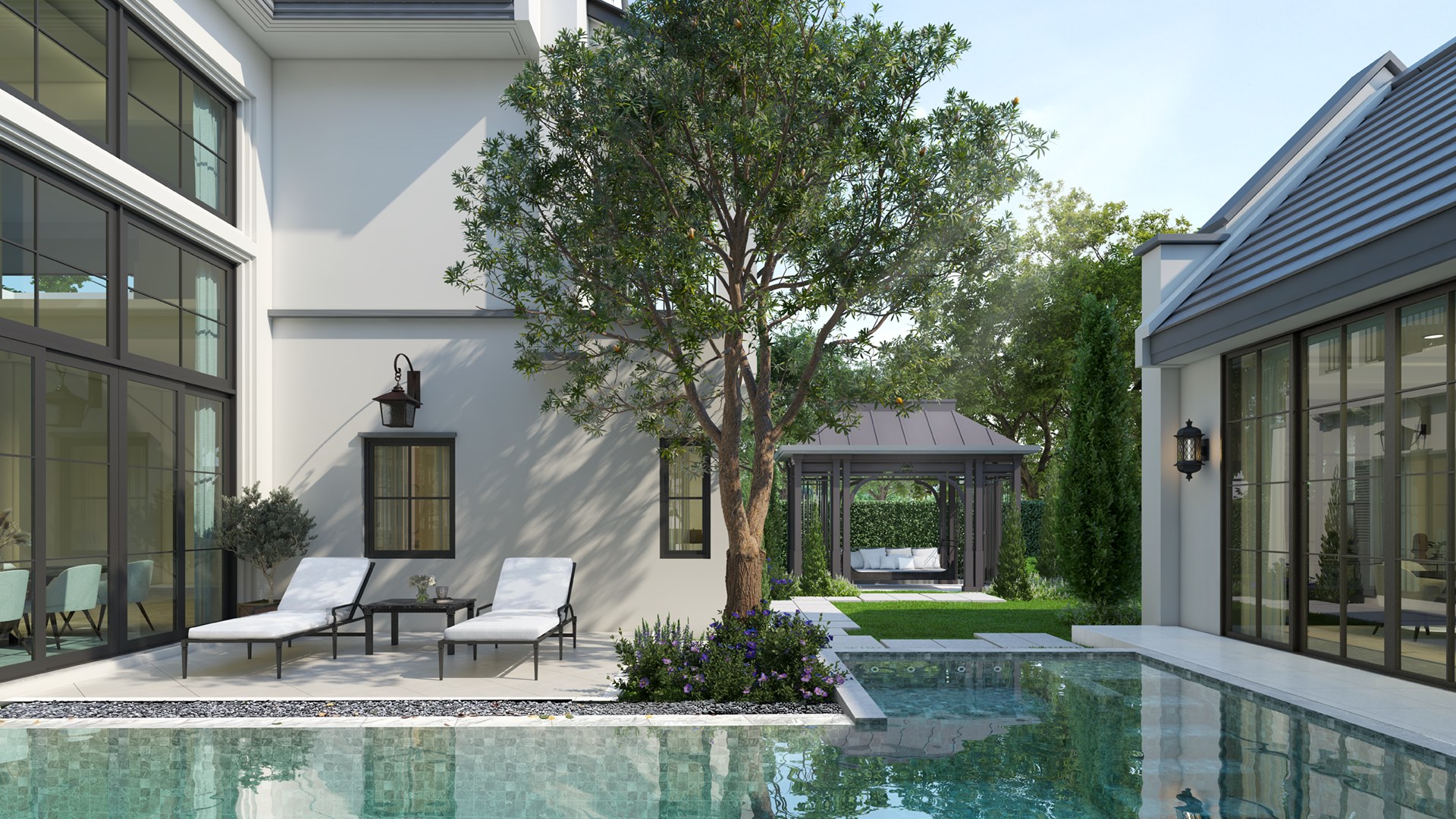 รูปโครงการ นันทวัน พูลวิลล่า พระราม 9 - กรุงเทพกรีฑาตัดใหม่ (NANTAWAN POOL VILLA Rama 9 - New Krungthep Kretha)