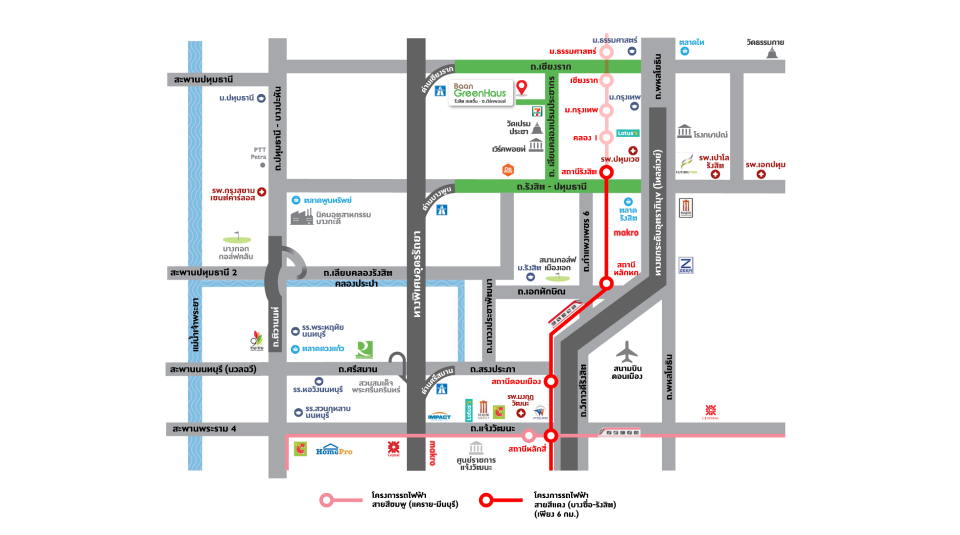 รูปโครงการ บ้านกรีนเฮาส์ รังสิต สเตชั่น-ซ.เวิร์คพอยท์ (Baan Greenhaus Rangsit Station-Workpoint)