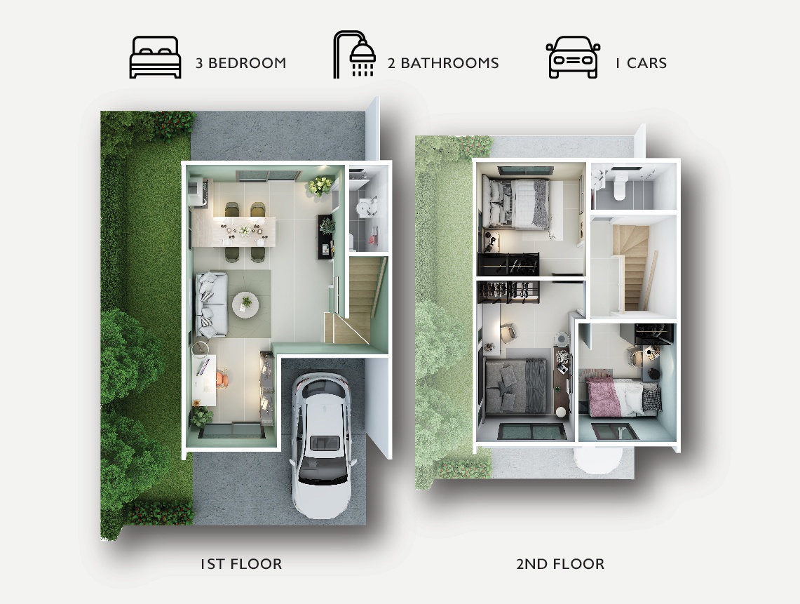 รูปโครงการ บ้านพฤกษา รังสิต-คลอง4 โครงการ 2 (Baan Pruksa Rangsit-Klong 4 Phase 2)