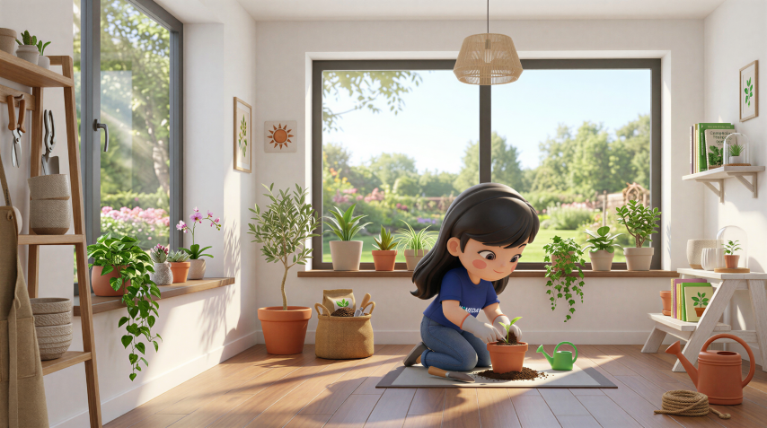 ต้นไม้และสวน